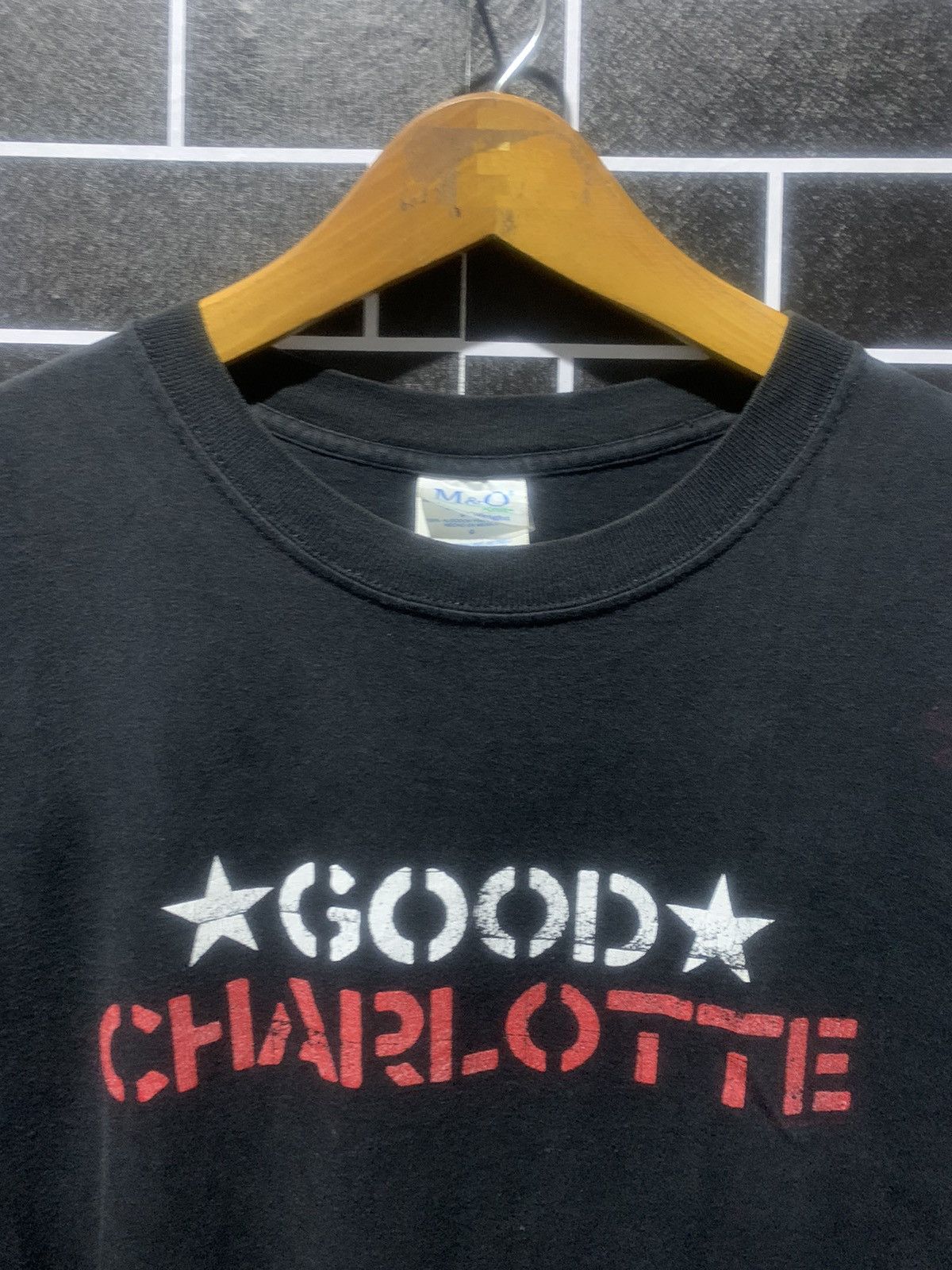image of Band Tees x Vintage Good Charlotte Shirt, Sum 41, Blink 182 in Black, Men's (Size Large)