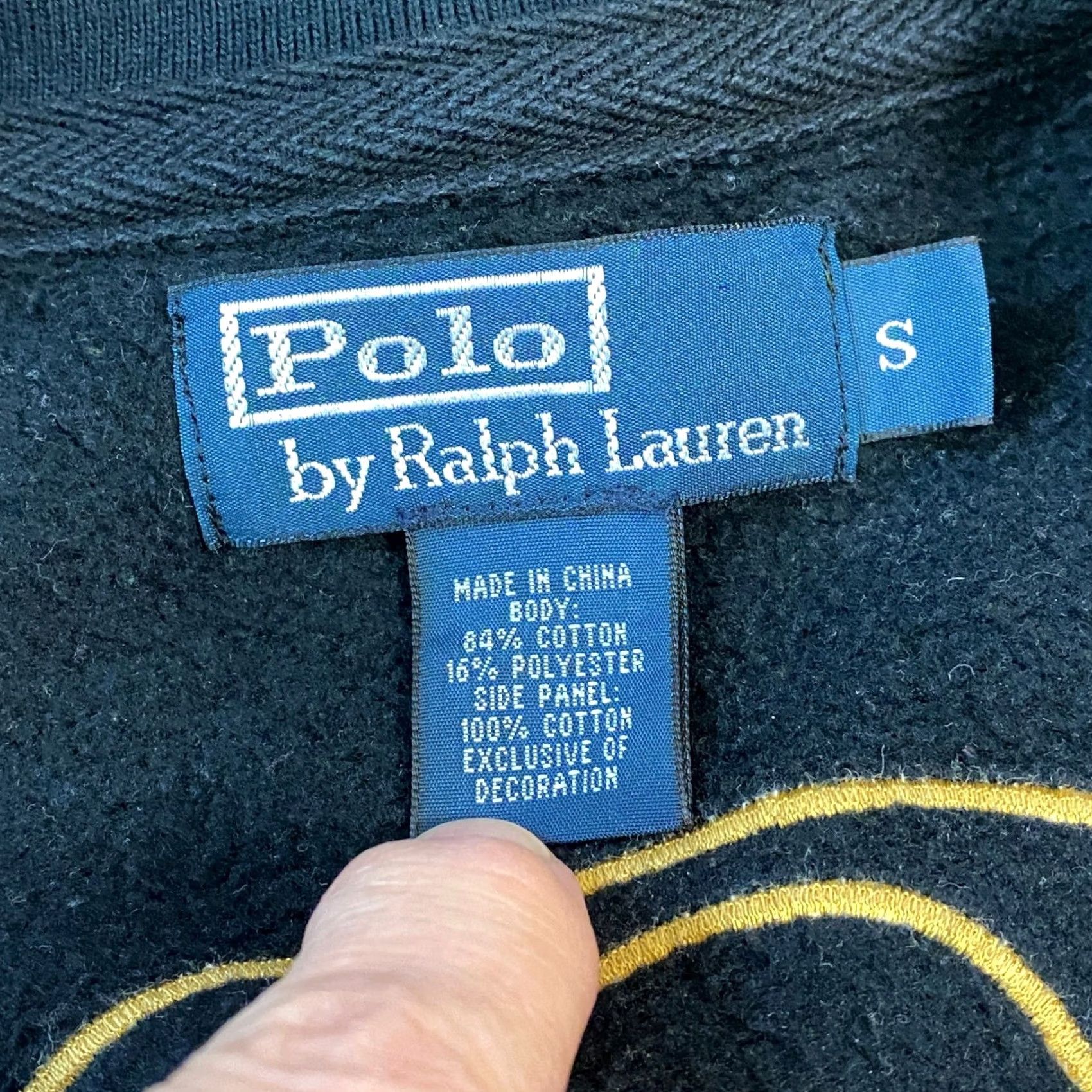 Polo Ralph Lauren Polo Ralph Lauren Black Watch Track Jacket Mens Small Full Zip Cotton Jersey Size US S / EU 44-46 / 1 - 3 Thumbnail