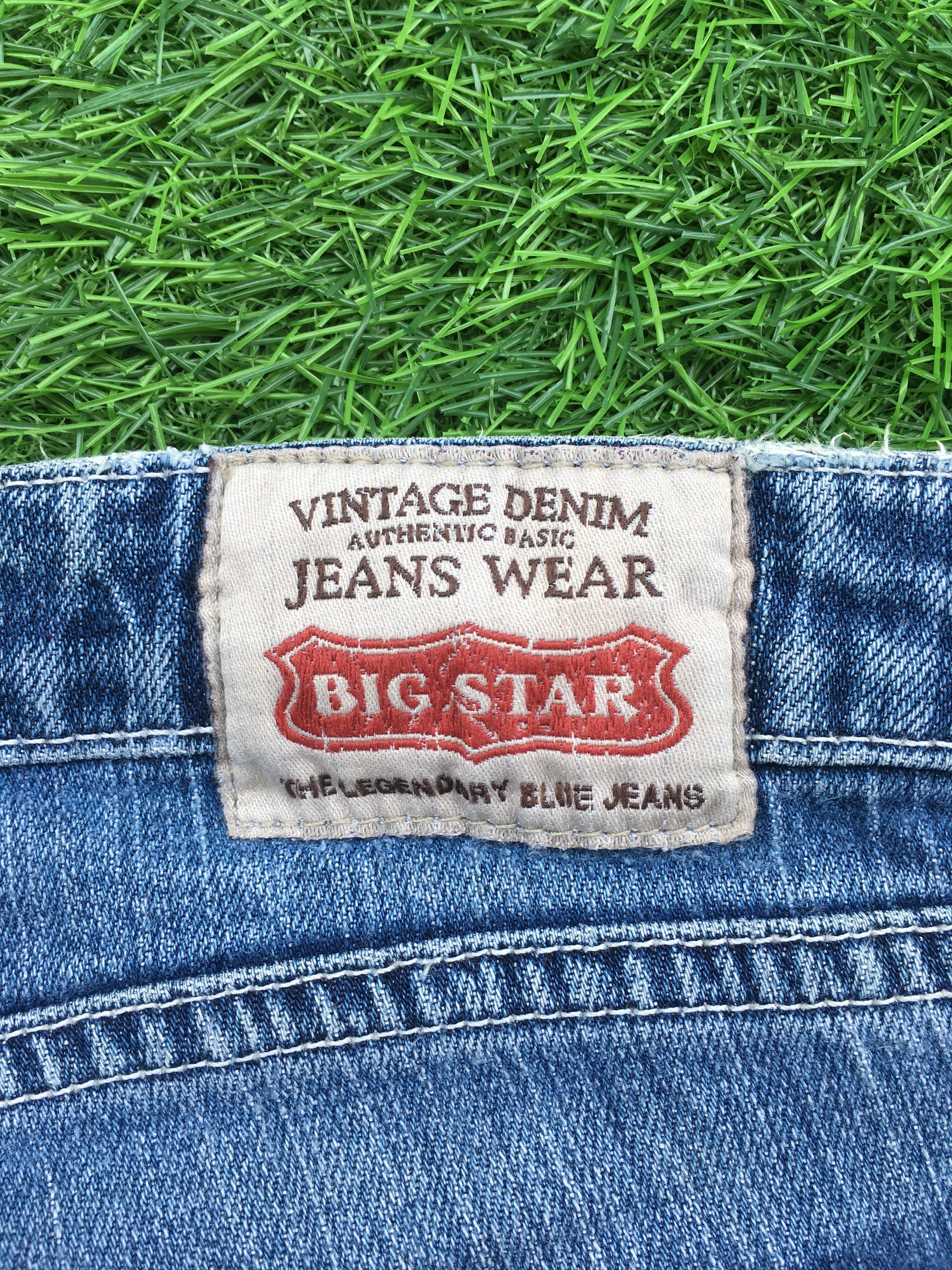 Big Star × If Six Was Nine × Japanese Brand Big Star Flared Jeans Distressed Jeans D-984 Size US 29 - 9 Thumbnail