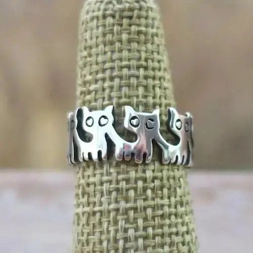 Jewelry Pet Kitten Rings 6 7 8 9 10 Size ONE SIZE - 3 Thumbnail