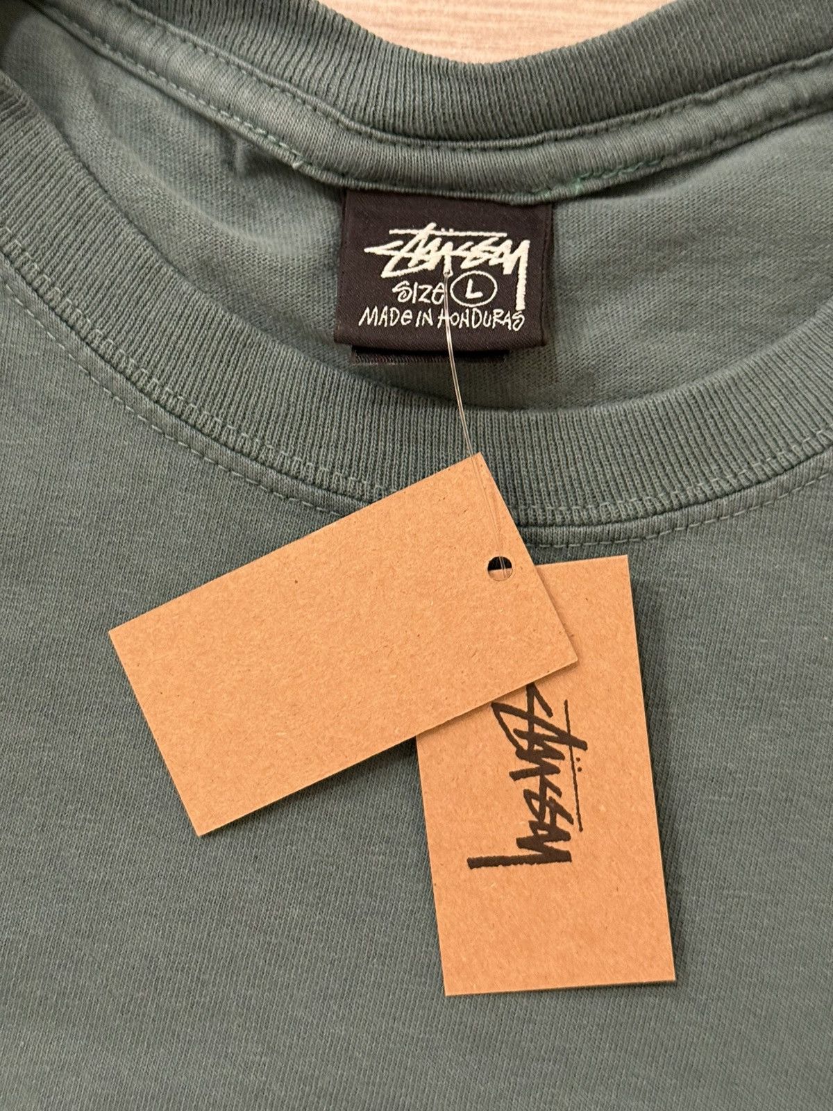 Stussy Stussy Heal The Bay 40 Pigment Dyed Pine Tee Size L Large Size US L / EU 52-54 / 3 - 4 Thumbnail