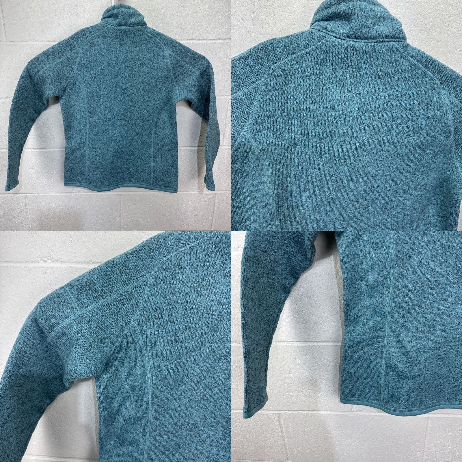 Patagonia Patagonia Womens Better Sweater Fleece Jacket 1/4 Zip Pullover Size Small Blue Teal Size S / US 4 / IT 40 - 9 Thumbnail
