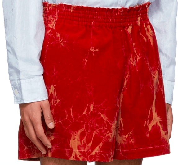 Camiel Fortgens Camiel Fortgens Red Cotton Shorts Size US 30 / EU 46 - 2 Thumbnail