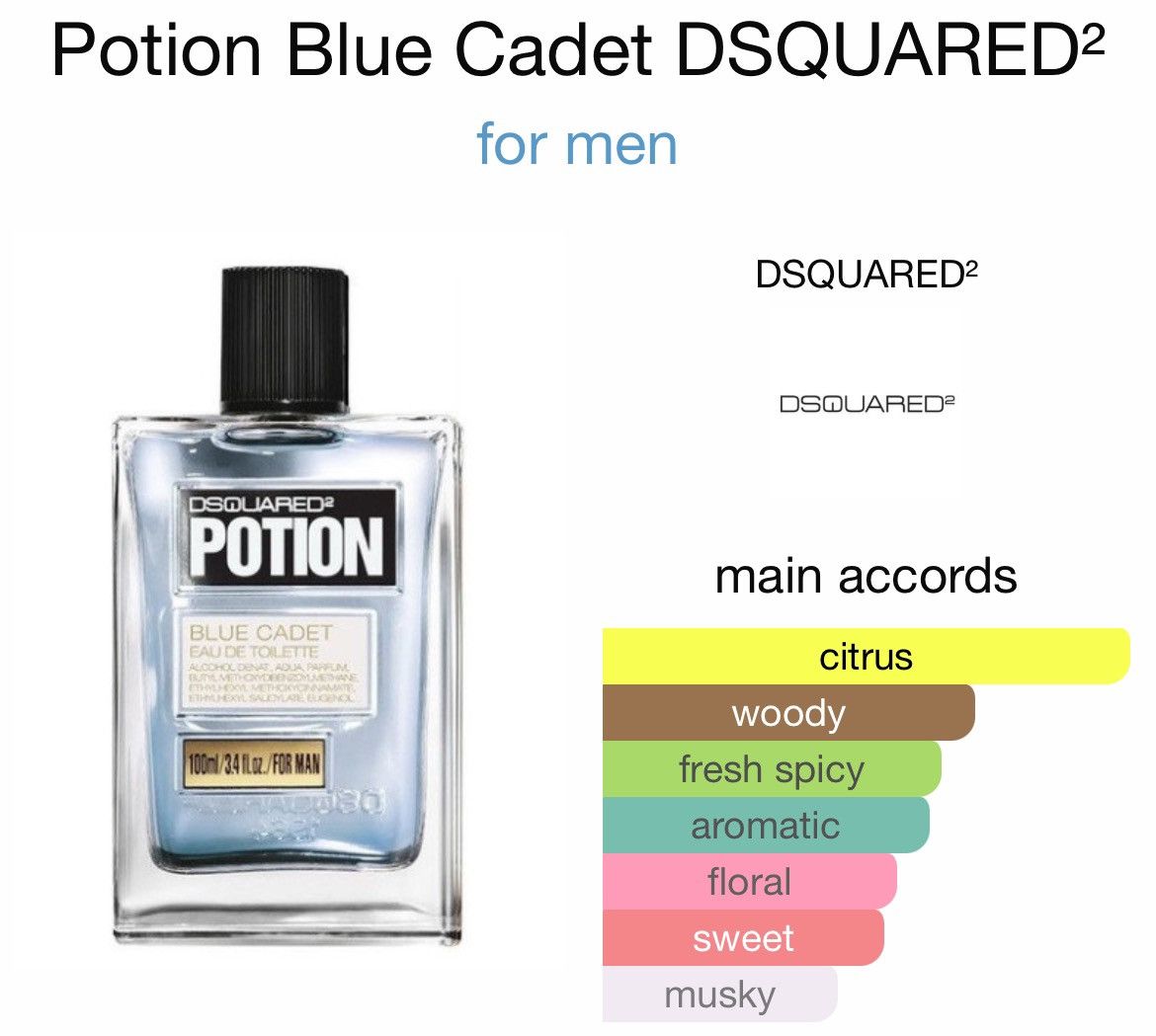 Dsquared2 Dsquared2 Potion Blue Cadet Men's Fragrance 3.3 Oz Tester Size ONE SIZE - 1 Thumbnail