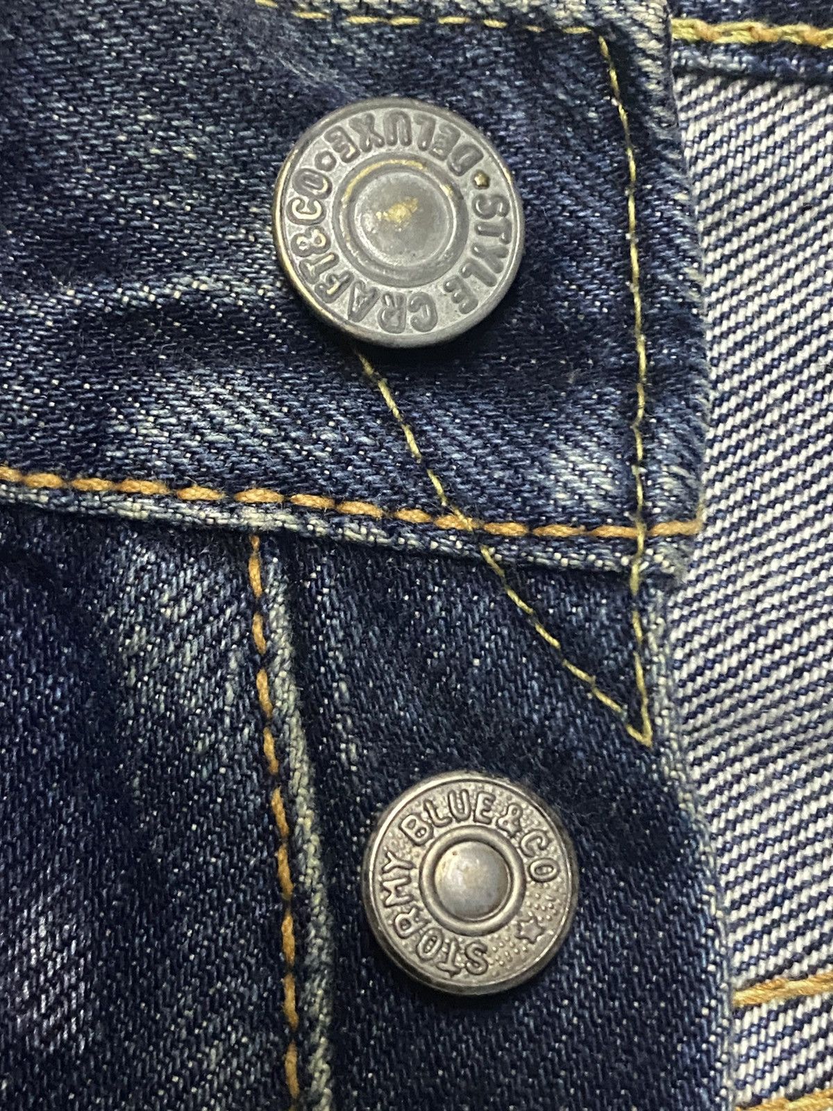 Evisu Rare archival Evisu x D.Bones x Japanese Tribute Selvedge Size US 32 / EU 48 - 9 Thumbnail