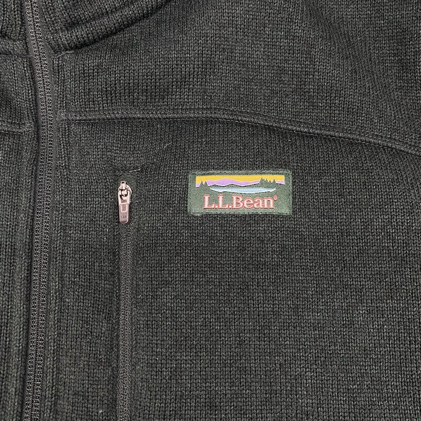 L.L. Bean L.L. Bean Forest Green Sweater Fleece Full-Zip Mens Size L Size US L / EU 52-54 / 3 - 3 Thumbnail