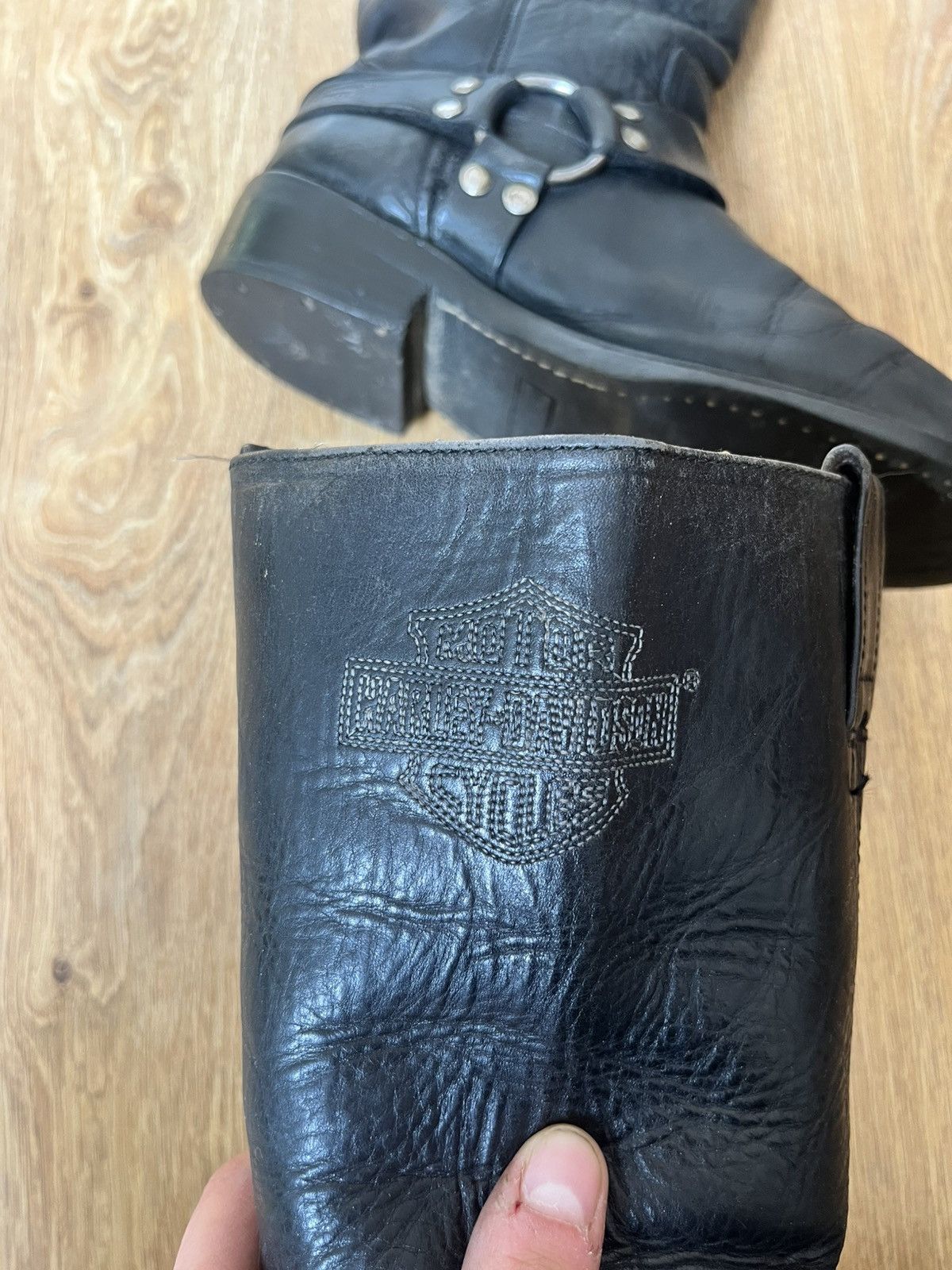 Harley Davidson Vintage Harley-Davidson Engineered Harness Motorcycle Boots Size US 11 / EU 44 - 3 Thumbnail