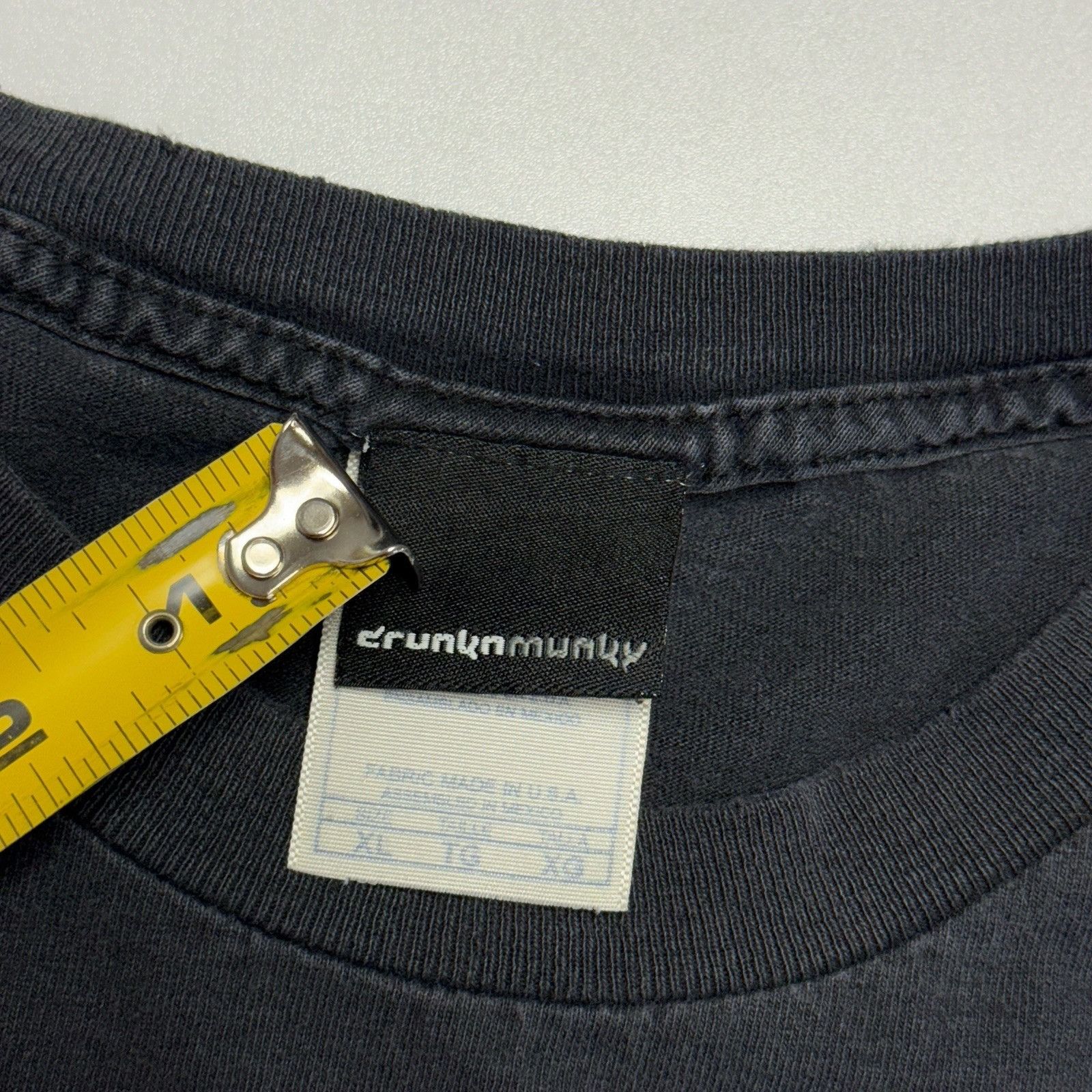 DrunknMunky Vintage Drunkn Munky T Shirt Mens XL Black Long Sleeve Size US XL / EU 56 / 4 - 5 Thumbnail