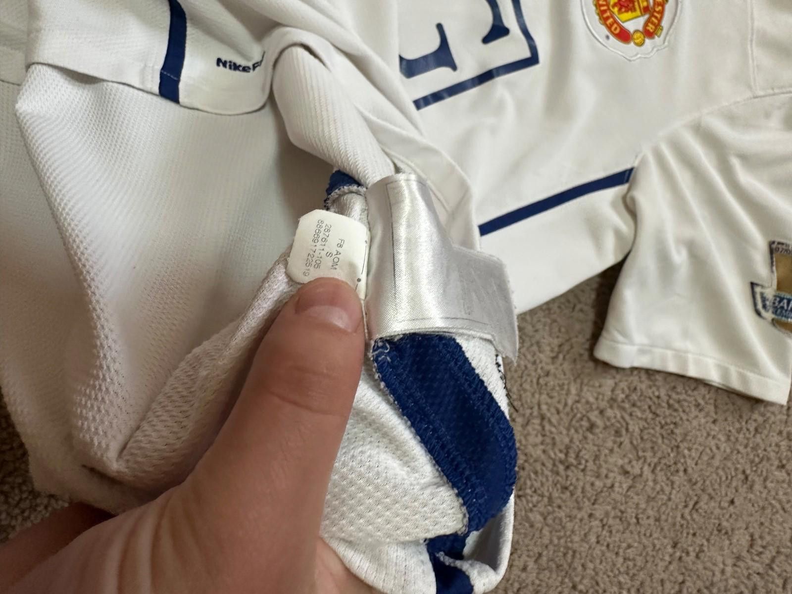 Nike Ronaldo #7 jersey 2008-2009 Manchester United Away Jersey S Size US S / EU 44-46 / 1 - 7 Thumbnail