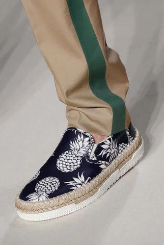 Valentino o1y0525 Leather Espadrilles in Black/White Size US 7 / EU 40 - 3 Thumbnail