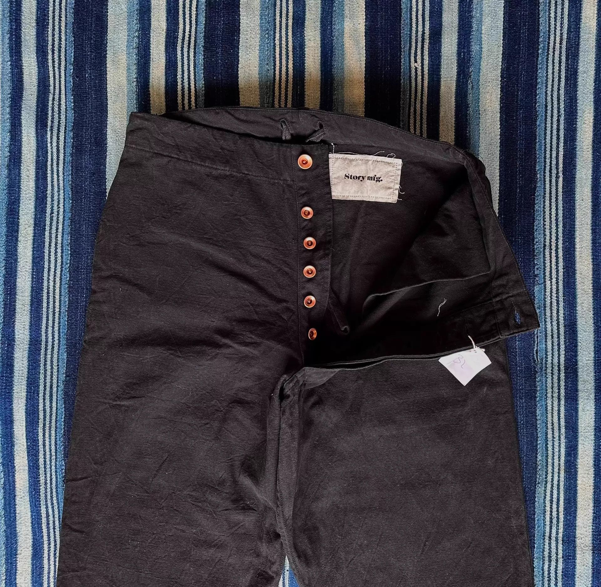 Story Mfg. STORY MFG. plant dyed relaxed straight casual pants men's Size US 32 / EU 48 - 3 Thumbnail
