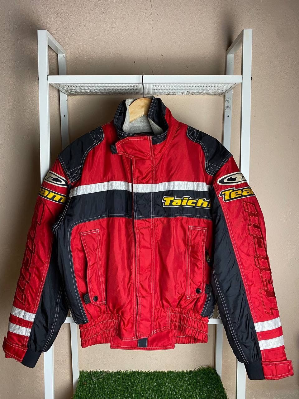 Japanese Brand × Taichi Murakami Vintage Taichi Racing Team Nylon Ride Jacket (Pit 22.5) Size US M / EU 48-50 / 2 - 2 Thumbnail