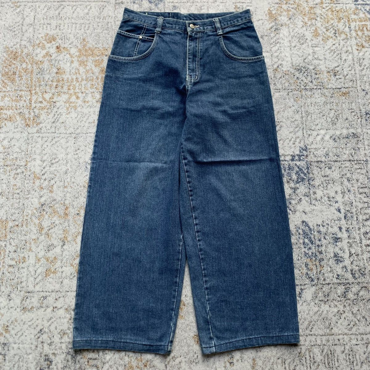 Alien Workshop × JNCO × Vintage 1990s Rare Alien Workshop Wide Baggy Jeans Size US 32 / EU 48 - 6 Thumbnail