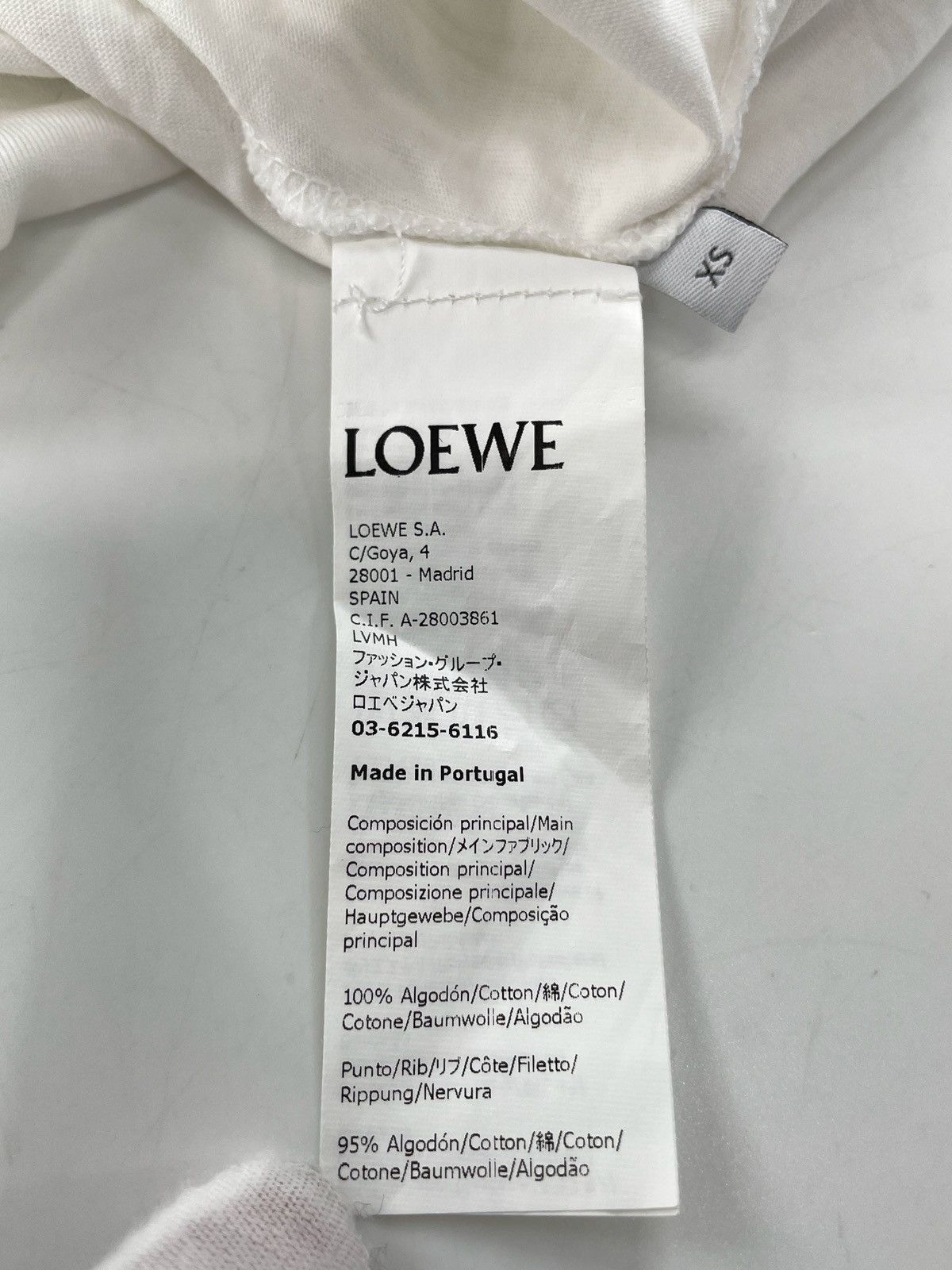 Loewe LOEWE White short sleeves Size XS / US 0-2 / IT 36-38 - 16 Thumbnail