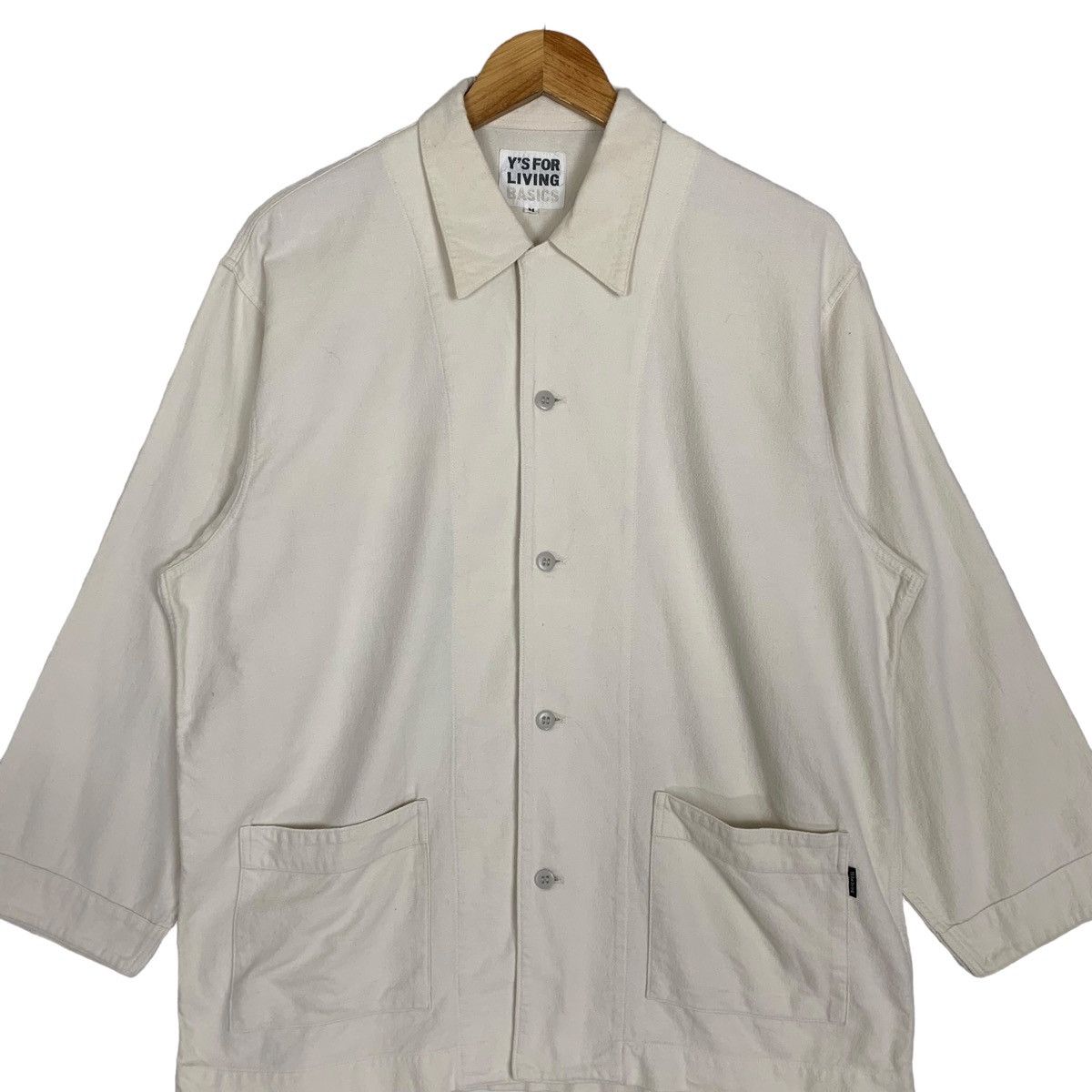 Yohji Yamamoto Y’s For Living Basic Yohji Yamamoto Designer Button jacket Size US M / EU 48-50 / 2 - 2 Thumbnail