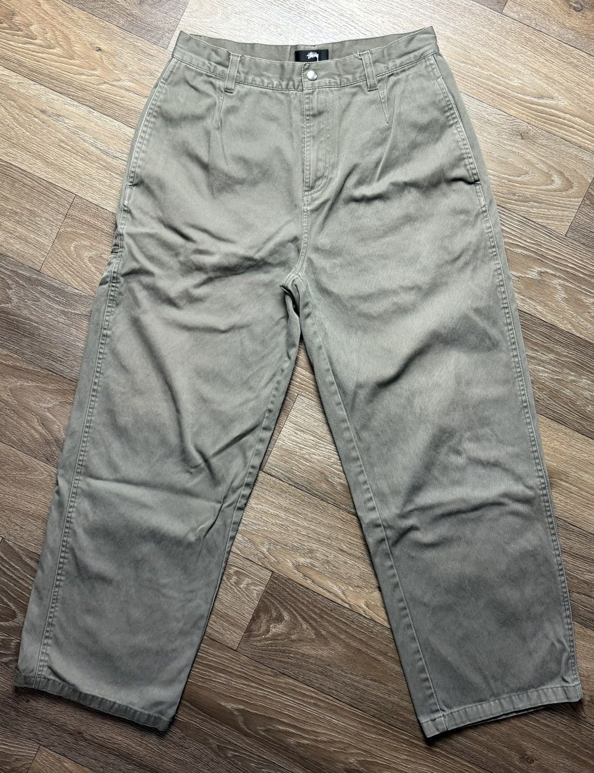 Stussy Stussy Chino Work Pant (Olive/Moss) Size US 30 / EU 46 - 1 Thumbnail