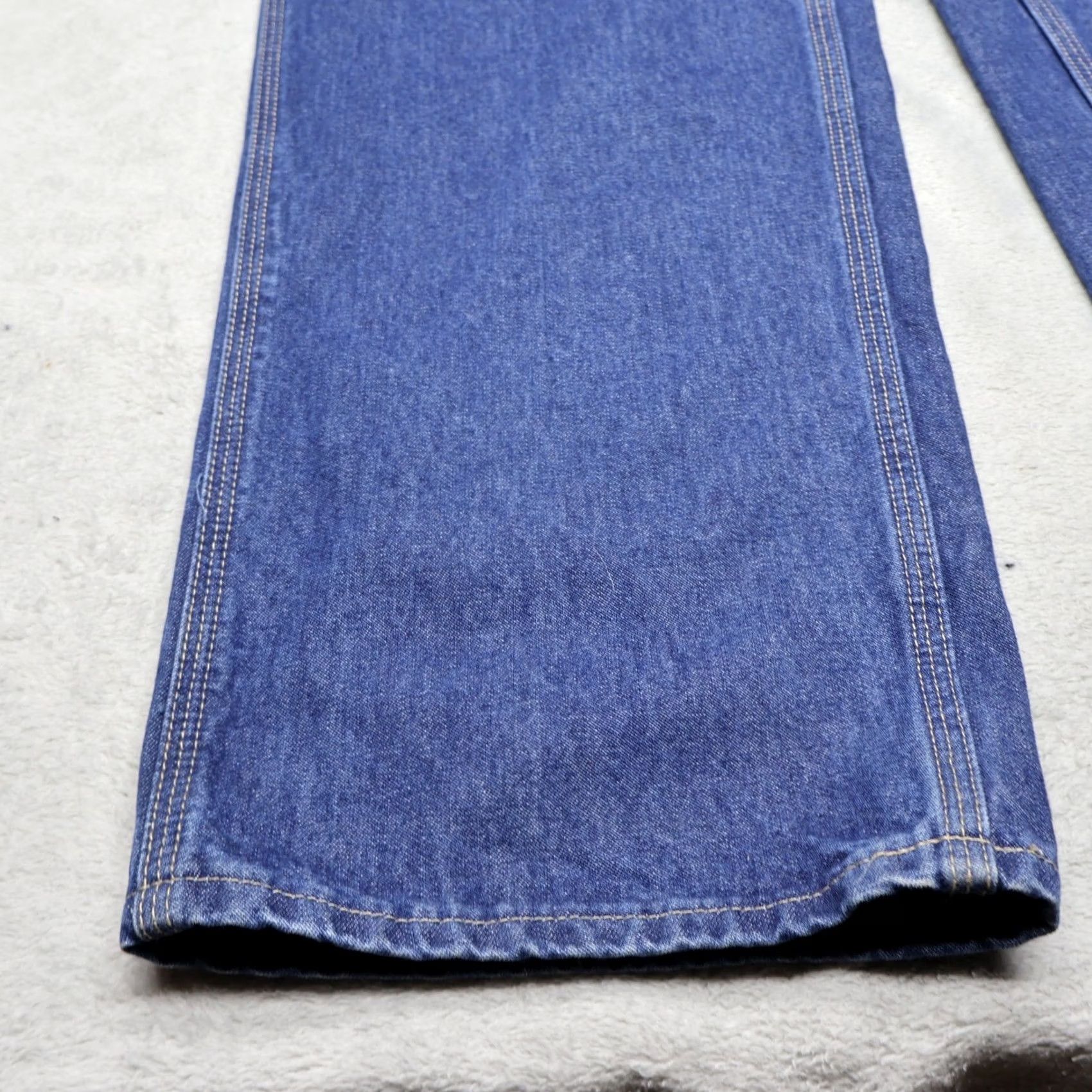 Carhartt Carhartt Mens Jeans 34x36 Medium Wash Denim Flame Resistant Rugged Dungaree Size US 34 / EU 50 - 3 Thumbnail