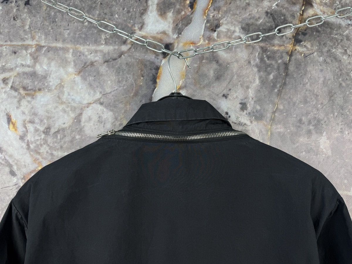 Alexander Wang Alexander Wang Black Shirt Long Sleeve Zip Detail Designer Size S / US 4 / IT 40 - 15 Thumbnail