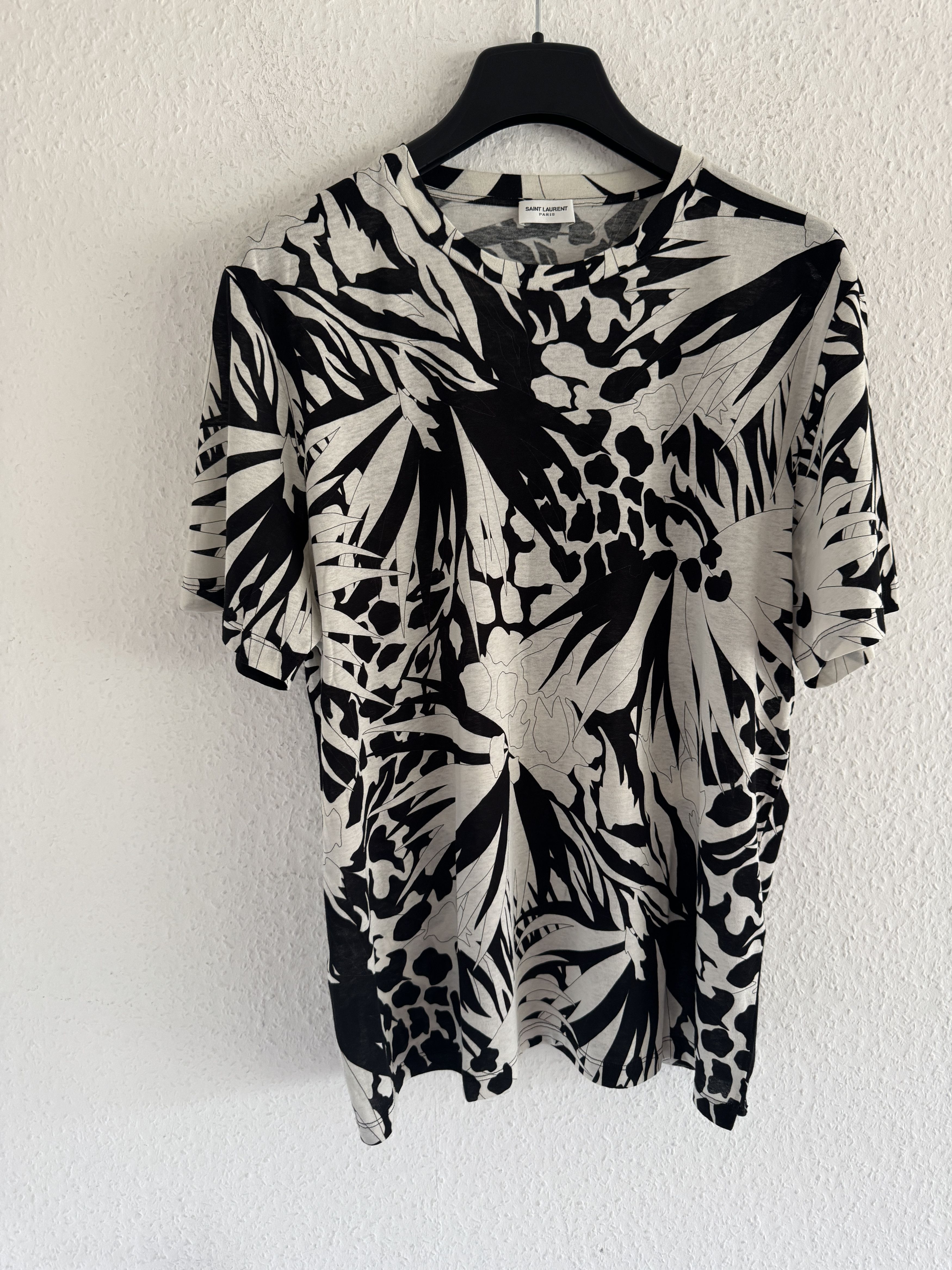 Saint Laurent Paris Jungle Flower Print T-Shirt Size US XL / EU 56 / 4 - 6 Thumbnail