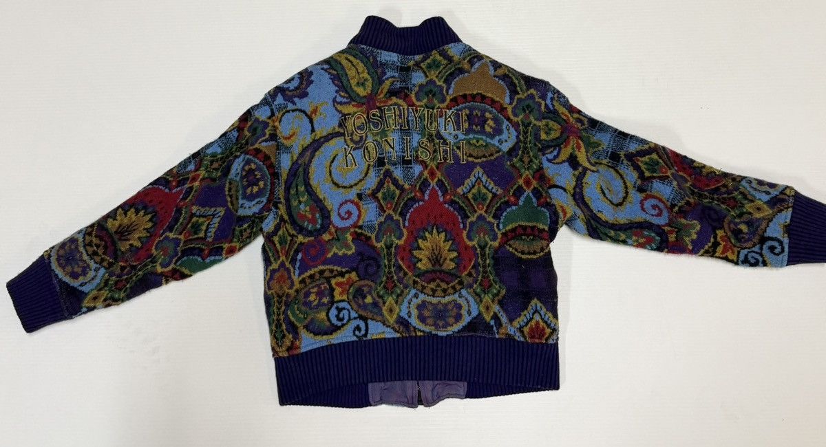 Yoshiyuki Konishi Archival Yoshiyuki Konishi Jacquard Knit Bomber Size US XS / EU 42 / 0 - 3 Thumbnail