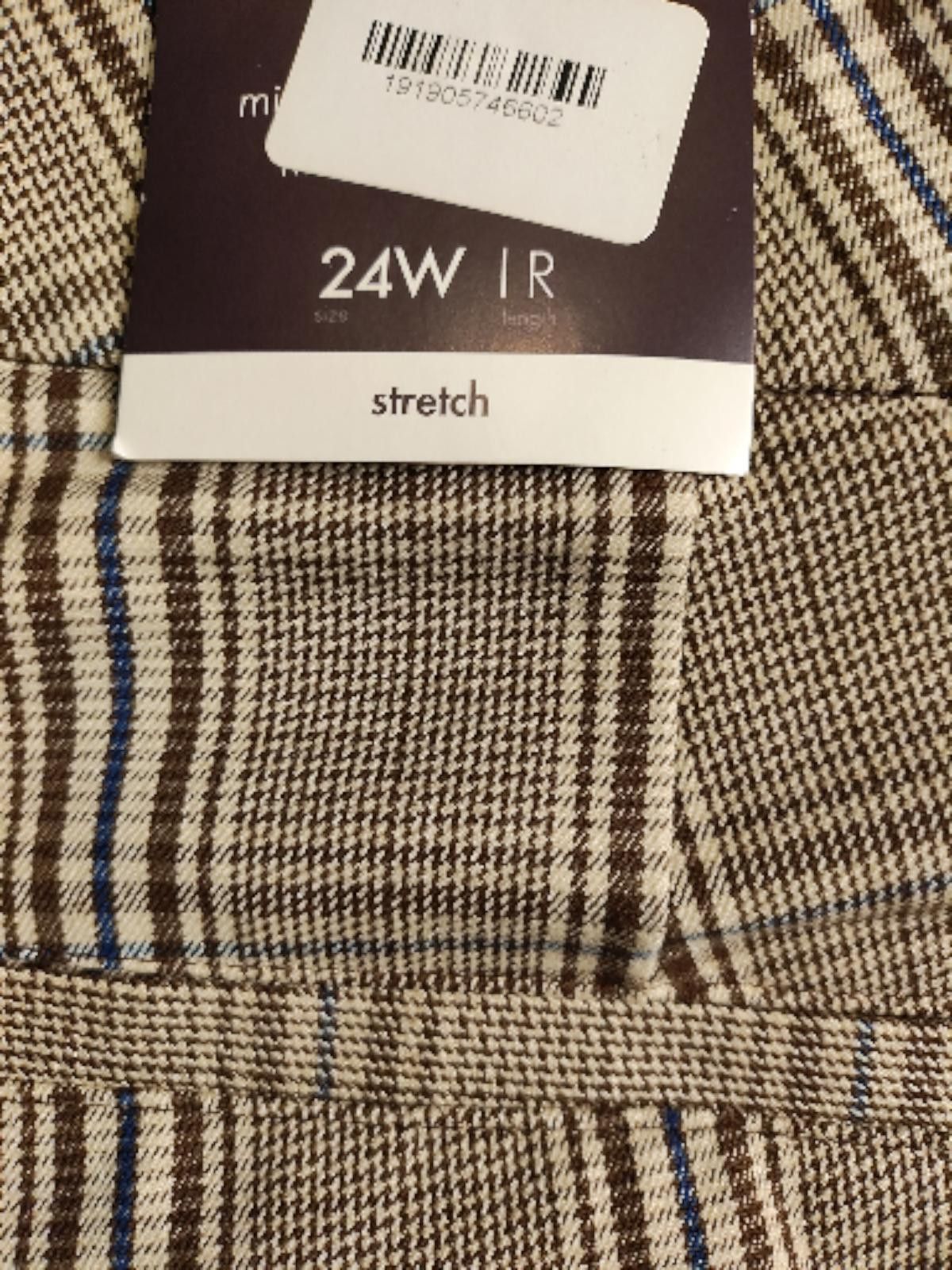 Other AVA & VIV 24W Wide Leg Classic Plaid W/Stretch Dress Pants Size 42" / US 20 - 8 Thumbnail