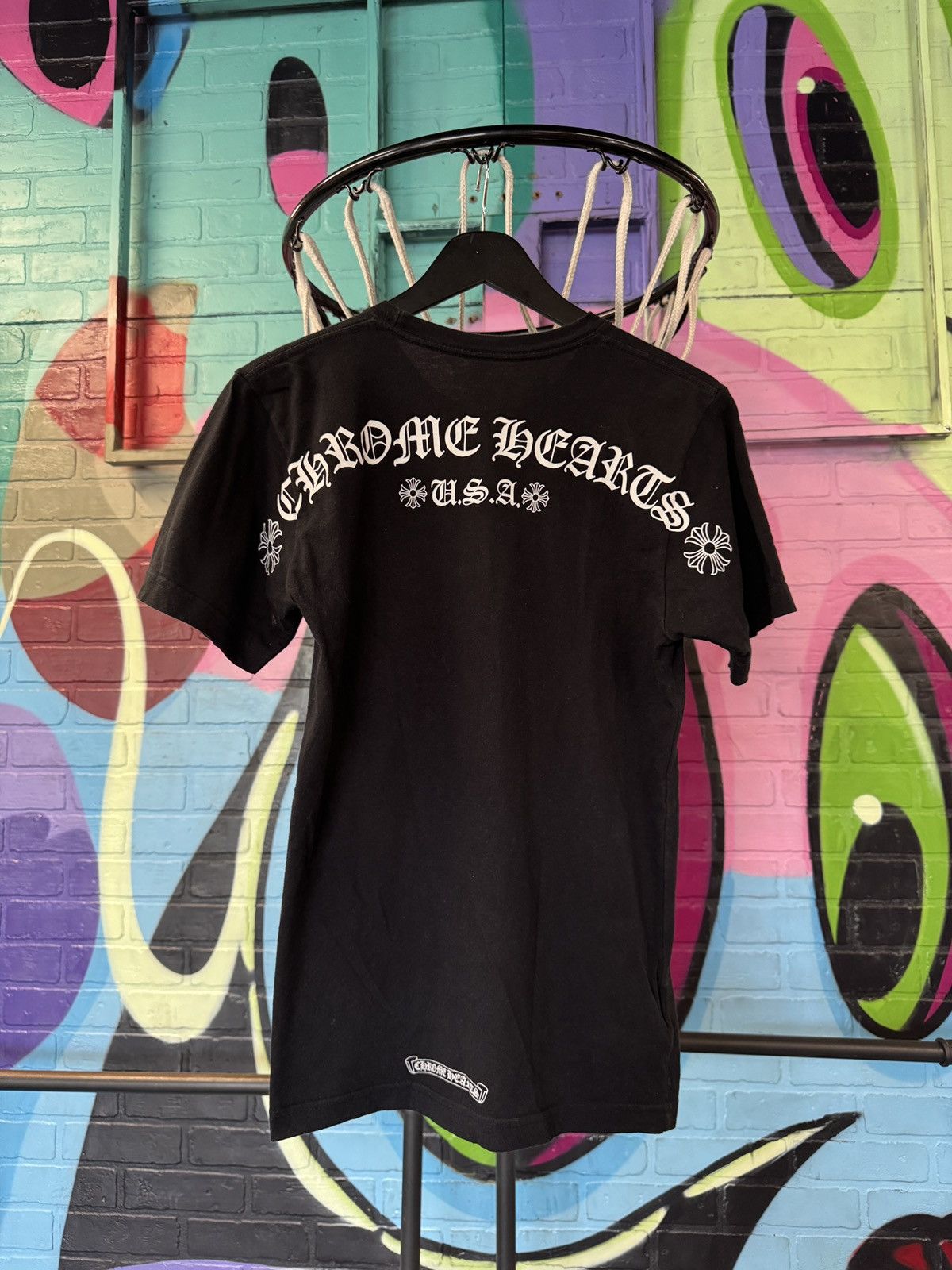 Chrome Hearts Chrome Hearts U.S.A. Scroll Tee Size US S / EU 44-46 / 1 - 1 Thumbnail