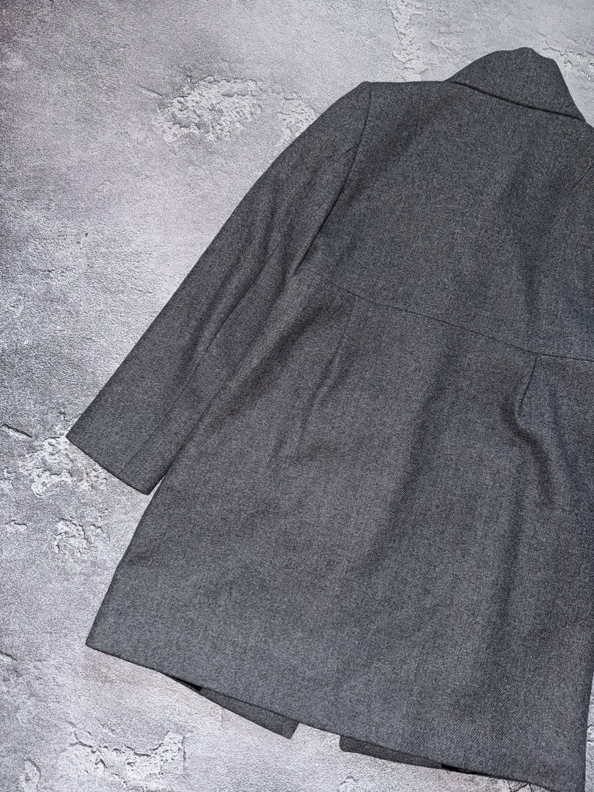 Designer × Fay Fay M wool clasp fastening coat long jacket Wmns Size M / US 6-8 / IT 42-44 - 15 Thumbnail