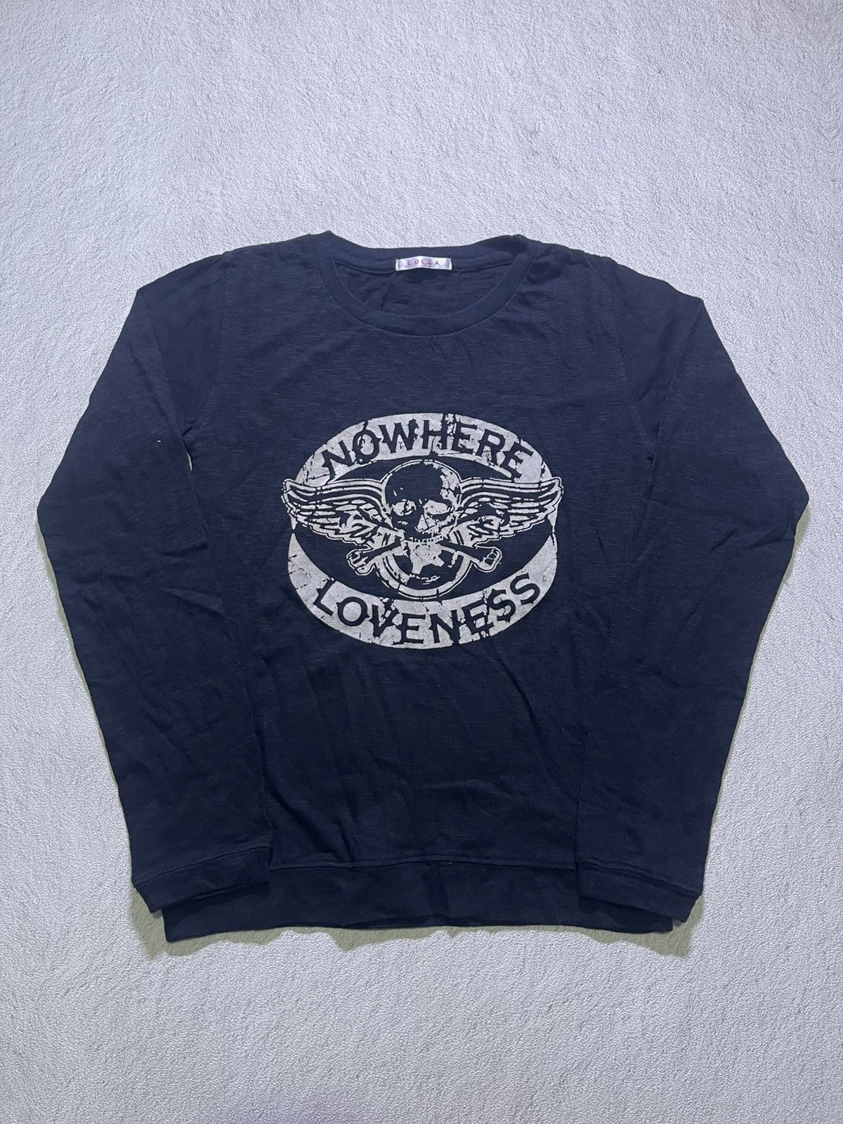 Japanese Brand Y2K COLZA long sleeve tshirt big skull motif Size US S / EU 44-46 / 1 - 1 Thumbnail