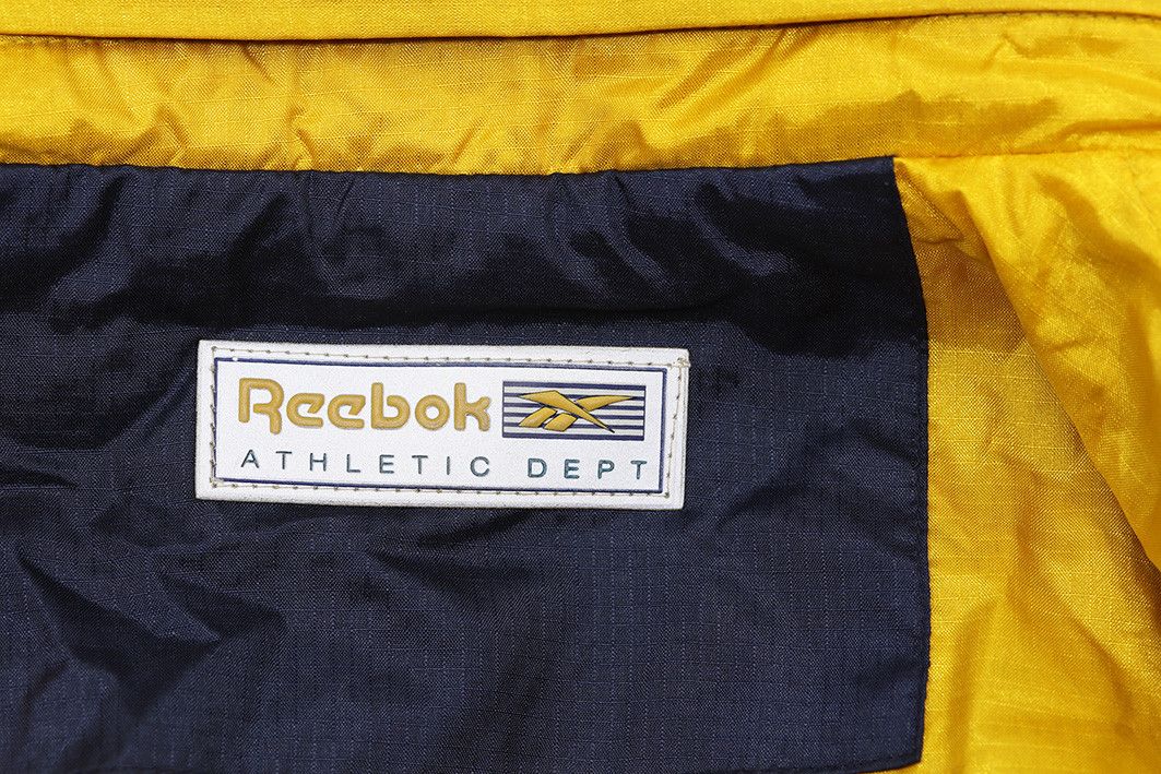 Reebok Vintage Reebok Anorak Jacket Yellow 90s Windbreaker Medium Size US M / EU 48-50 / 2 - 12 Thumbnail