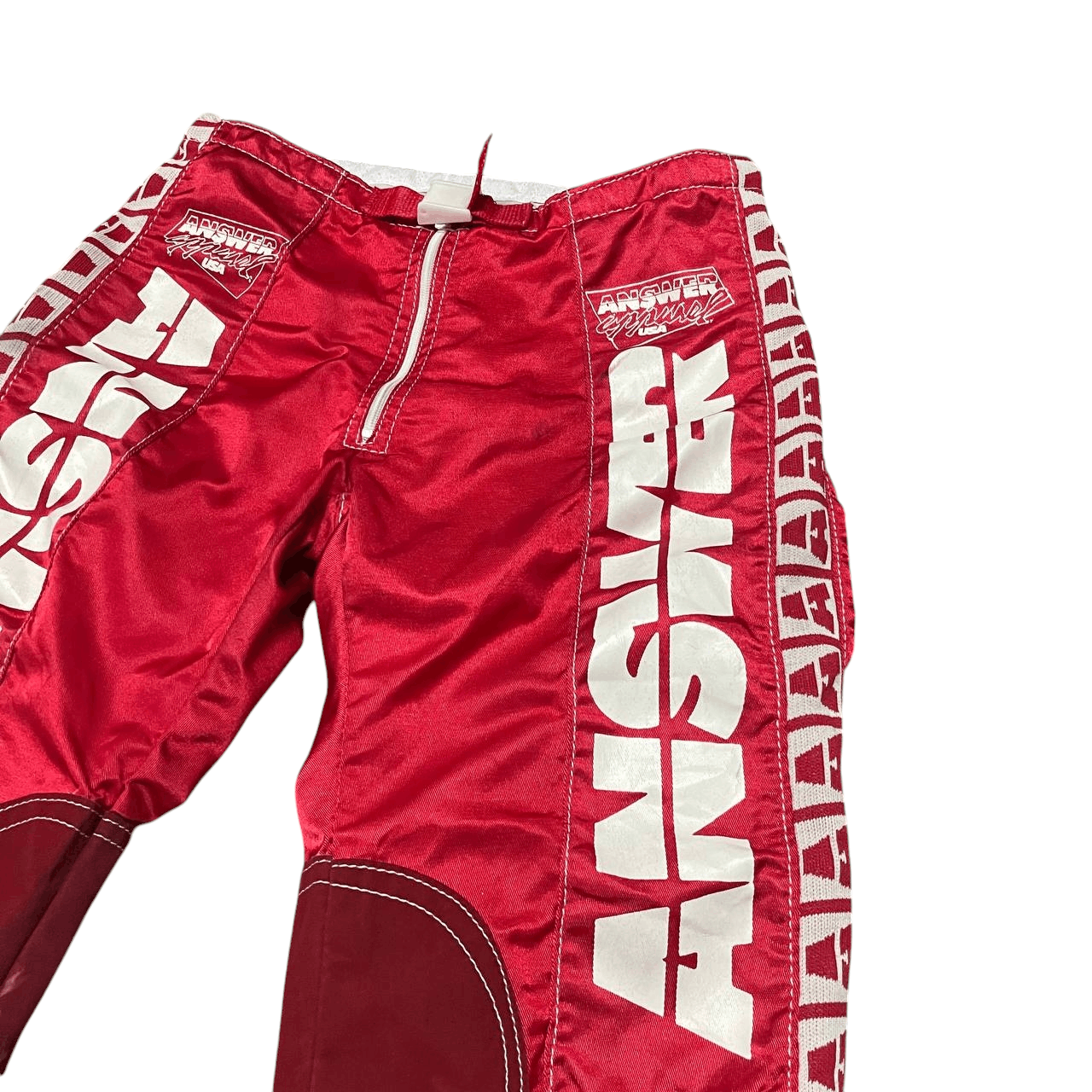 Japanese Brand Vintage Answer Racing Motocross Side Tape Pants Size US 32 / EU 48 - 5 Thumbnail