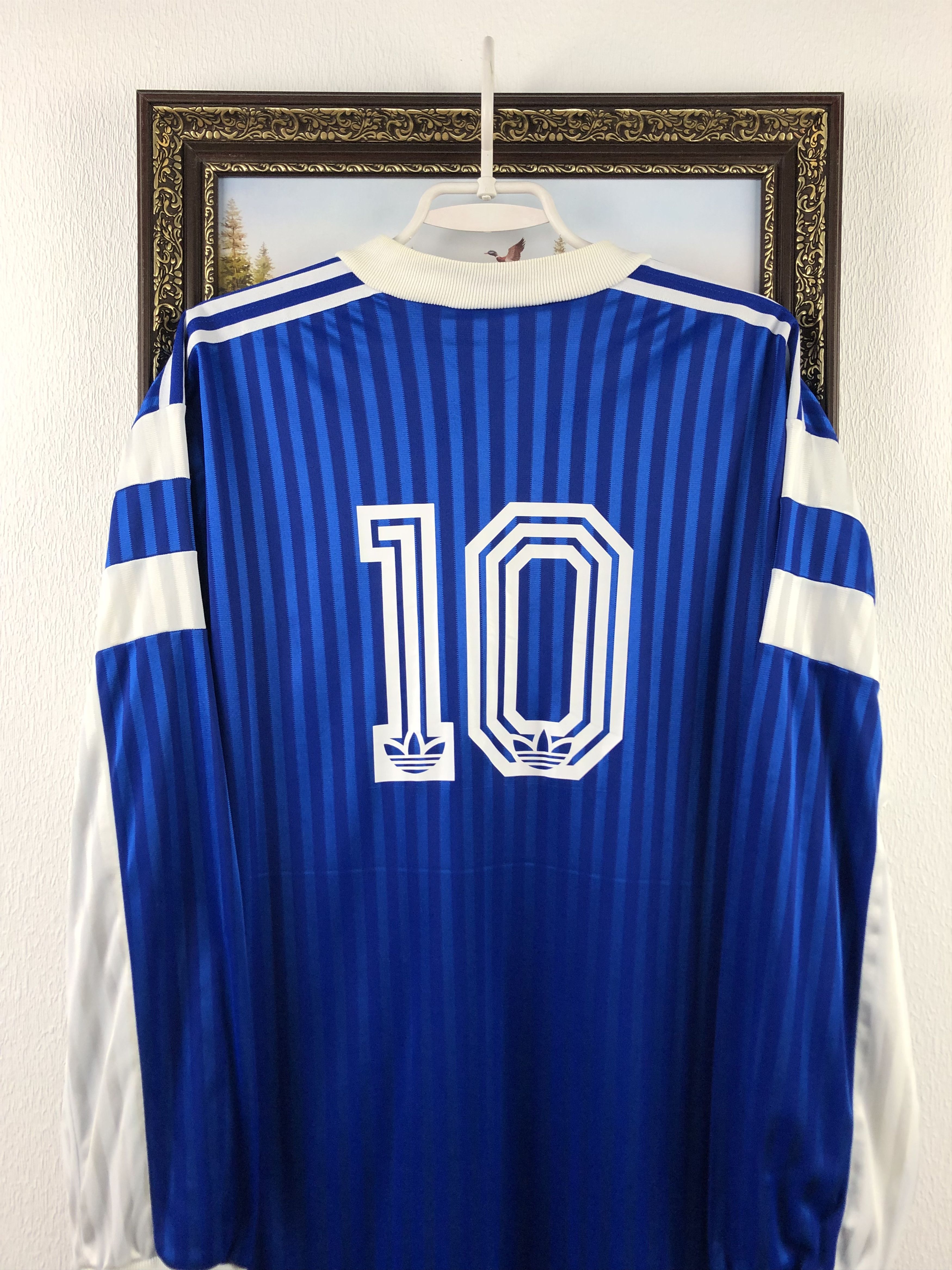 Adidas × Vintage Vintage 80's West Germany Shirt Soccer Jersey Long Sleeve Size US XL / EU 56 / 4 - 14 Thumbnail
