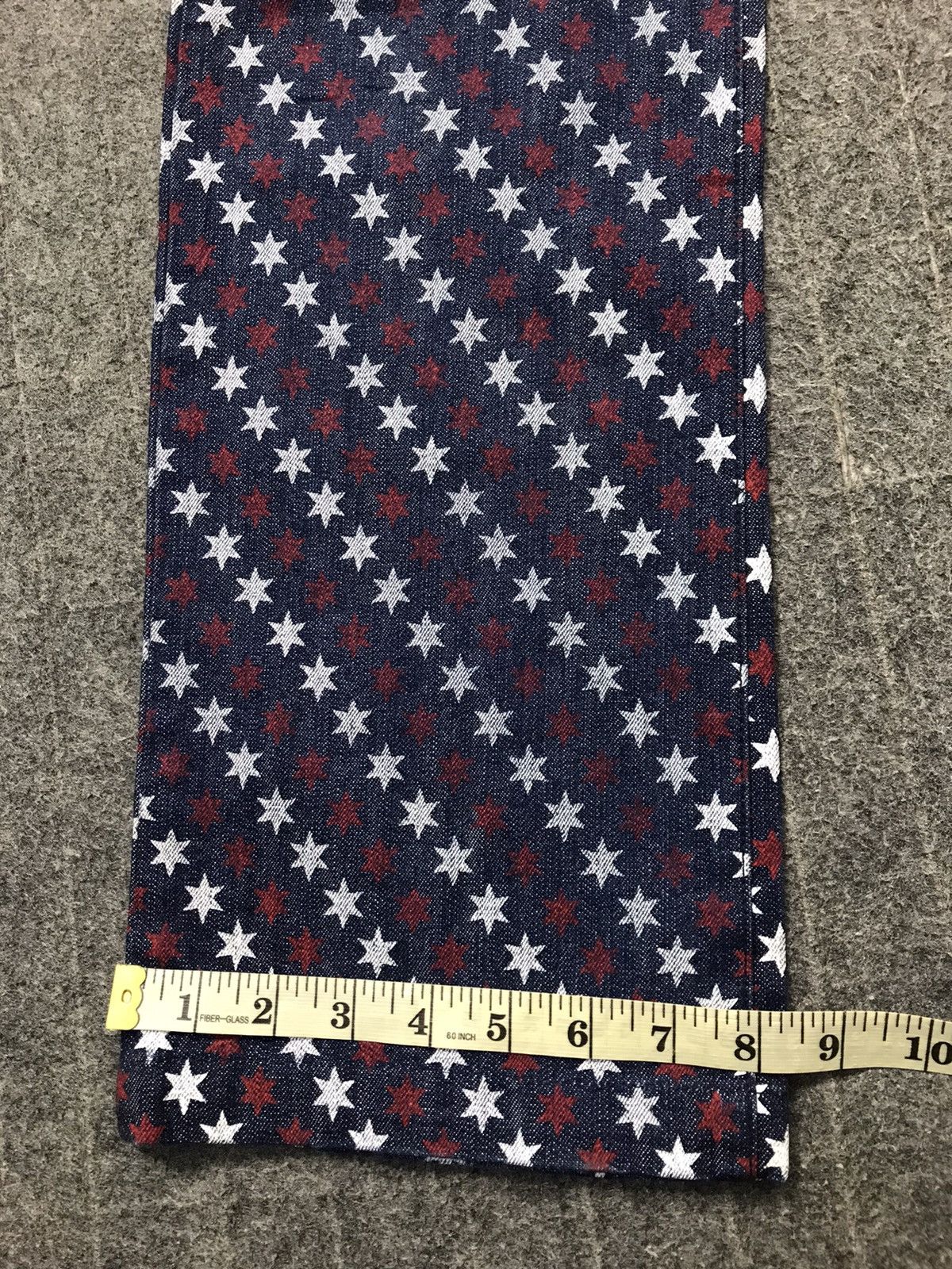 Katharine Hamnett London Katherine Hamnett London Indigo Denim Pant Star Over Printed Size 32" / US 10 / IT 46 - 13 Thumbnail
