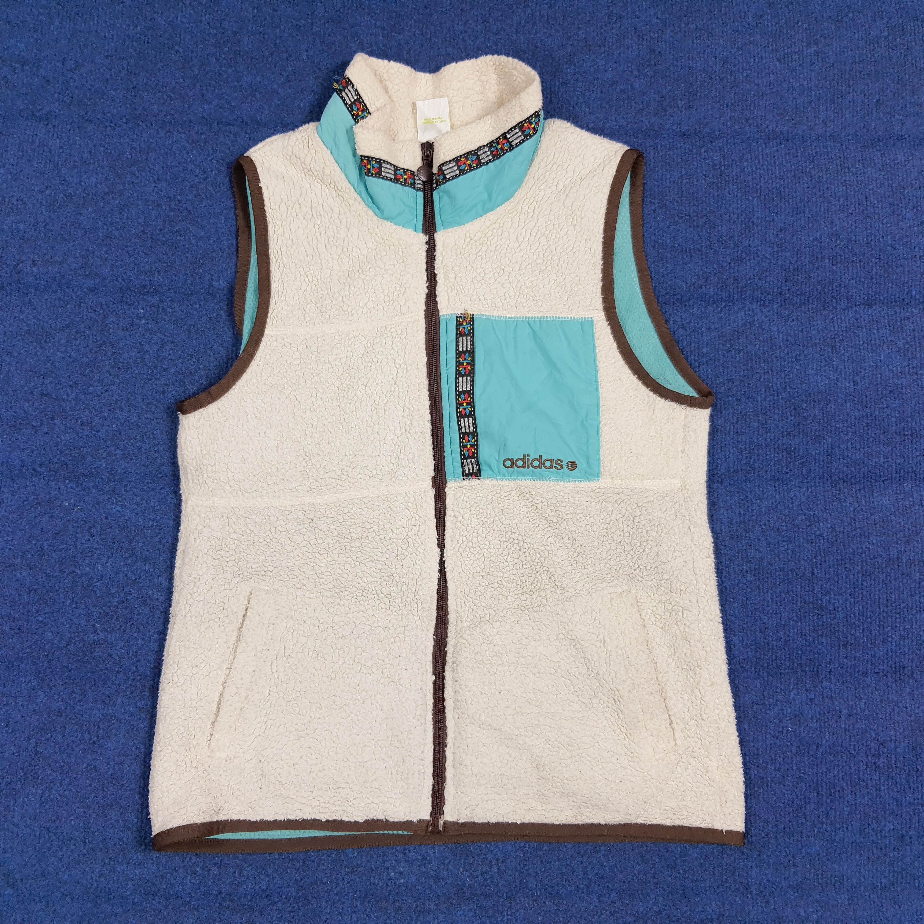 Adidas Vintage Adidas Neo Fleece Vests Custom Yohji Logo C282N26 Size US XS / EU 42 / 0 - 3 Thumbnail