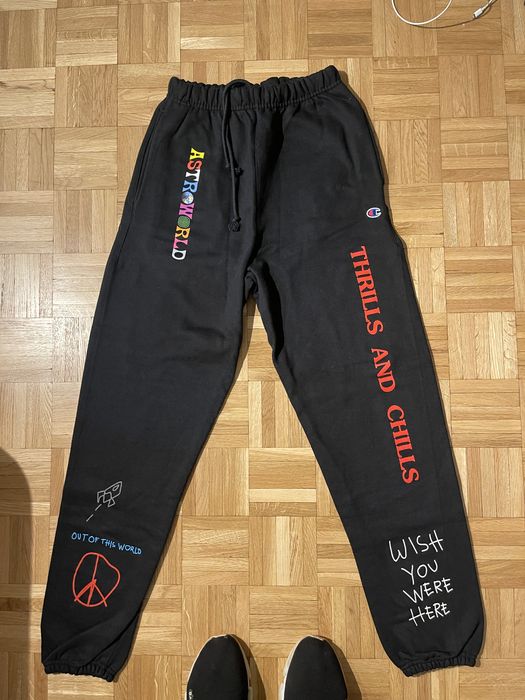 Astroworld x cheap champion joggers