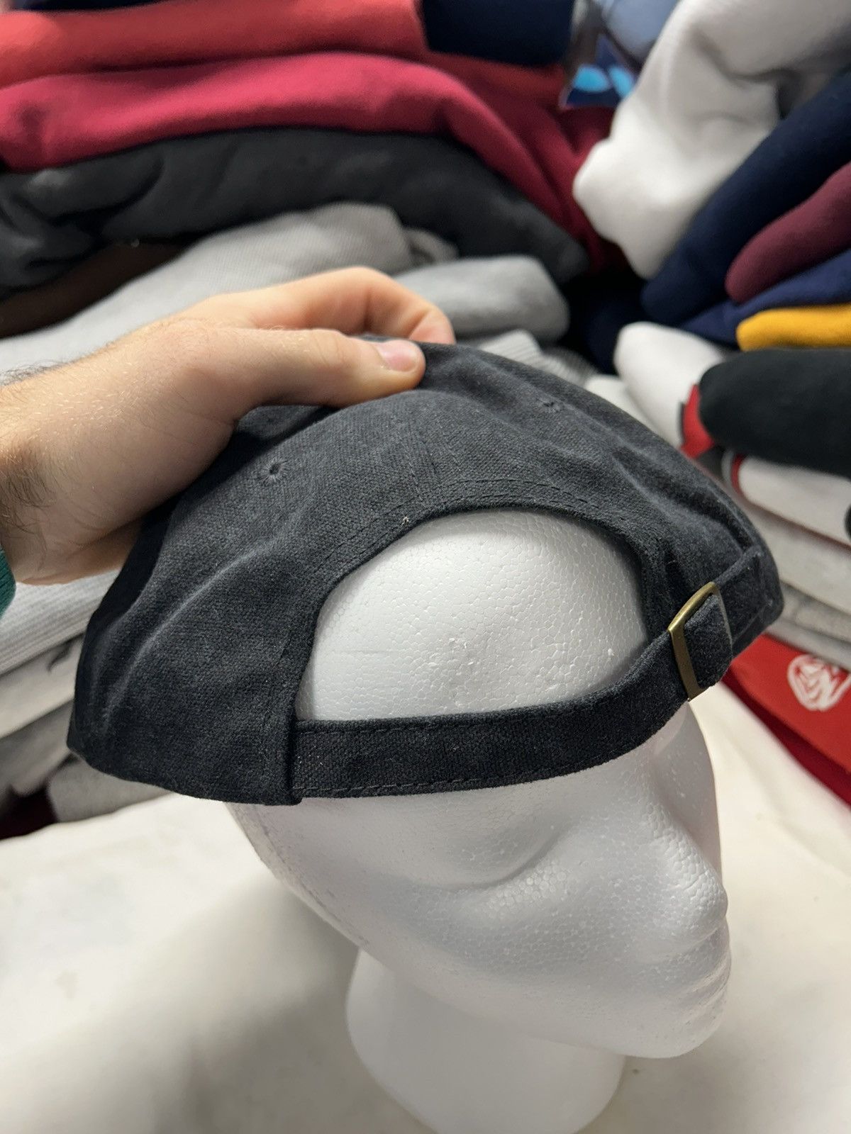 Vintage Crazy Vintage 90s Skater Grunge Grey Canada Strapback Hat Size ONE SIZE - 2 Thumbnail
