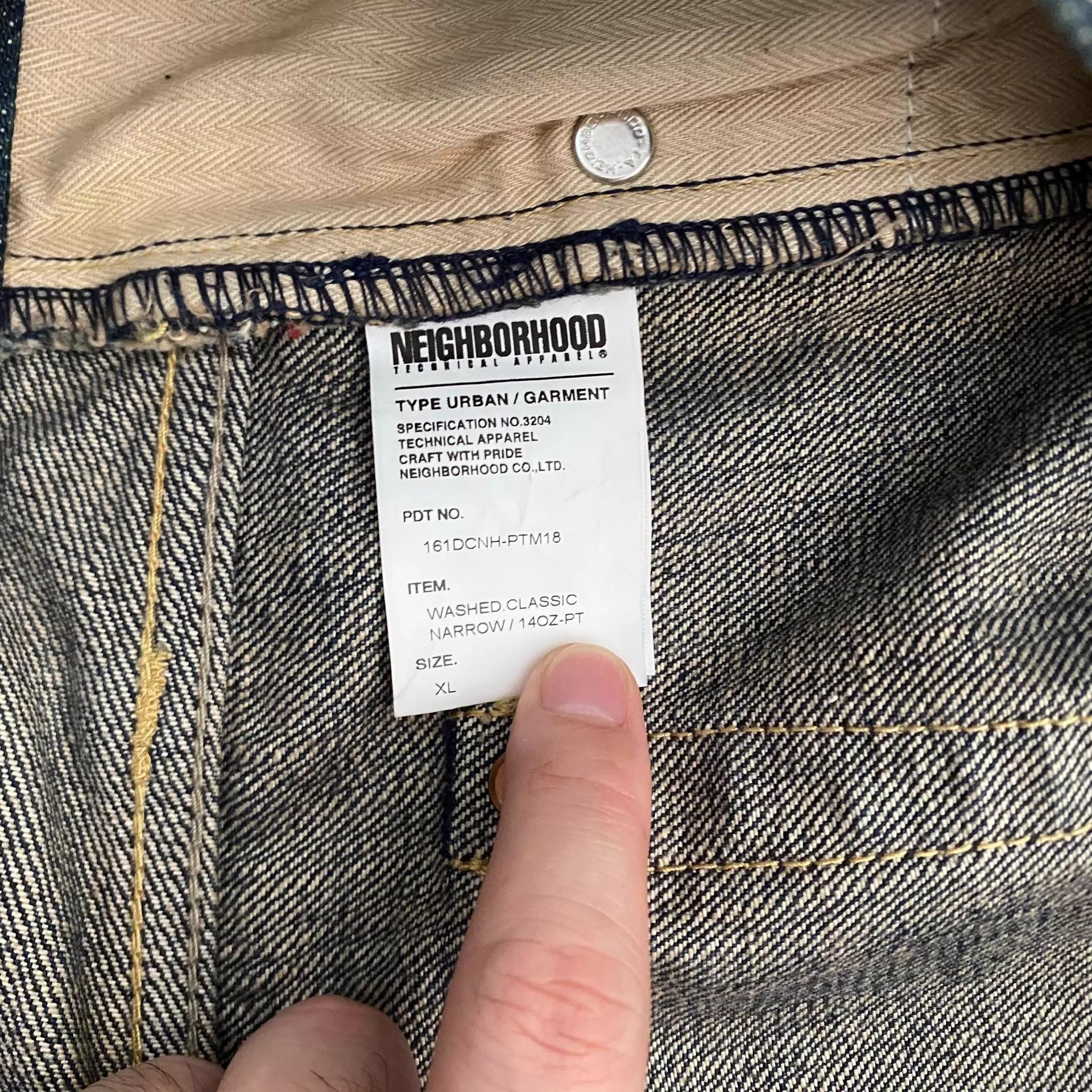 Neighborhood Neighborhood 16SS Classic Narrow Washed Blue Jeans XL Size US 38 / EU 54 - 9 Thumbnail