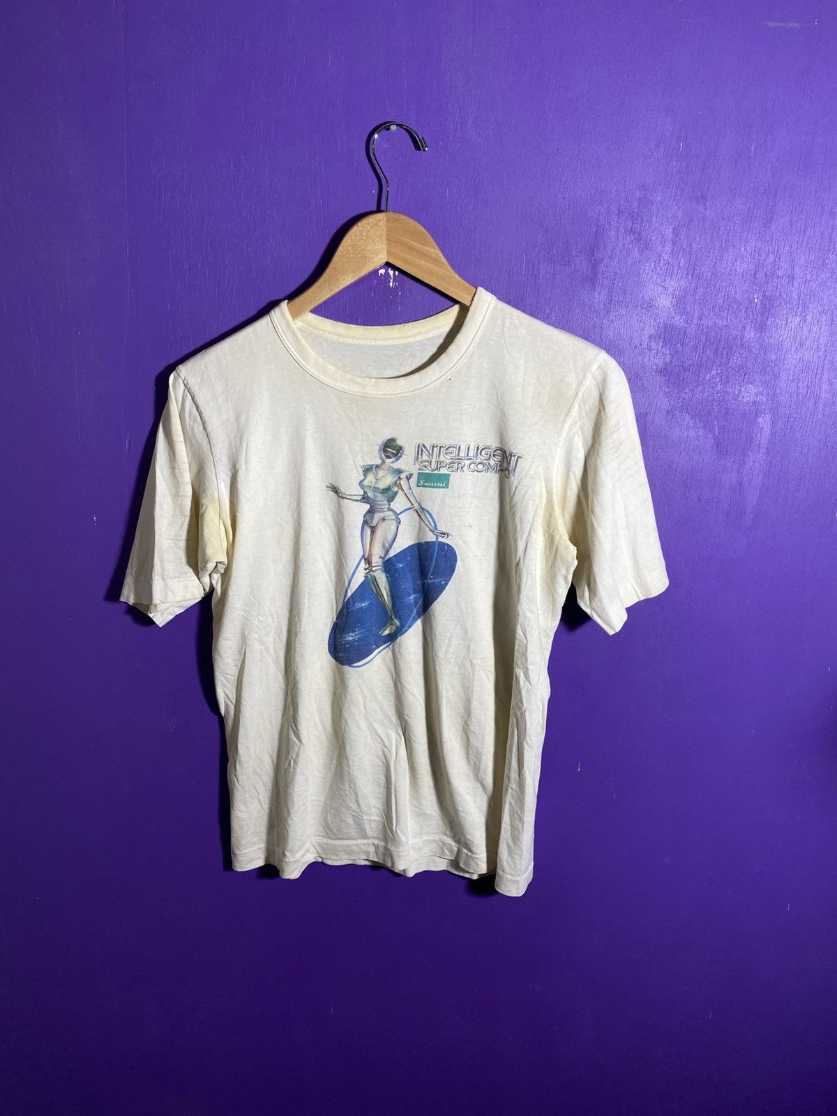 Vintage Vintage 80s intelligent supercompo Soriyama sci-fi art tee Size US M / EU 48-50 / 2 - 1 Thumbnail