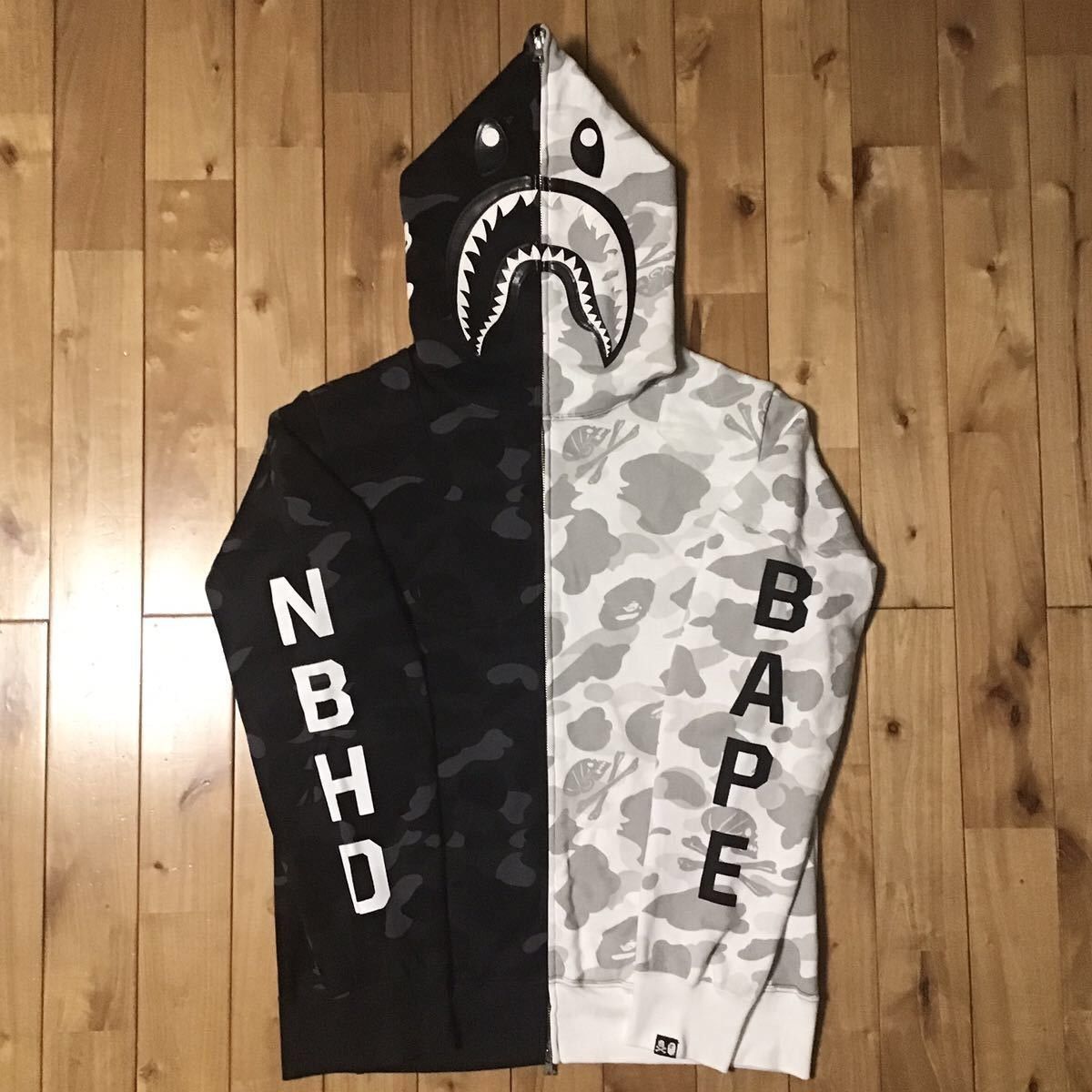 Bape nbhd hoodie hotsell