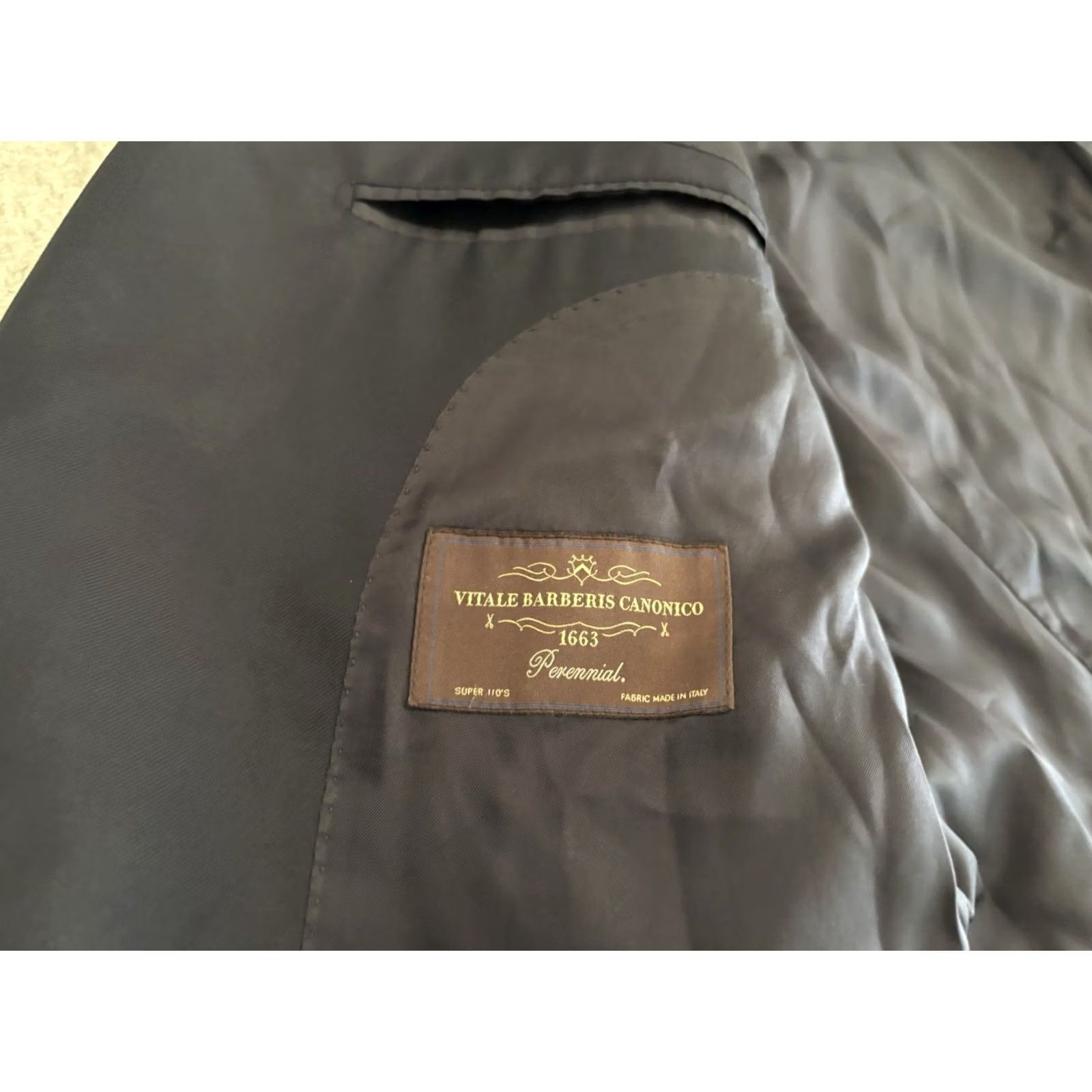 Suitsupply Suitsupply Havana Wool Black Blazer Jacket Sport Coat Mens 46R Size 46R - 4 Thumbnail