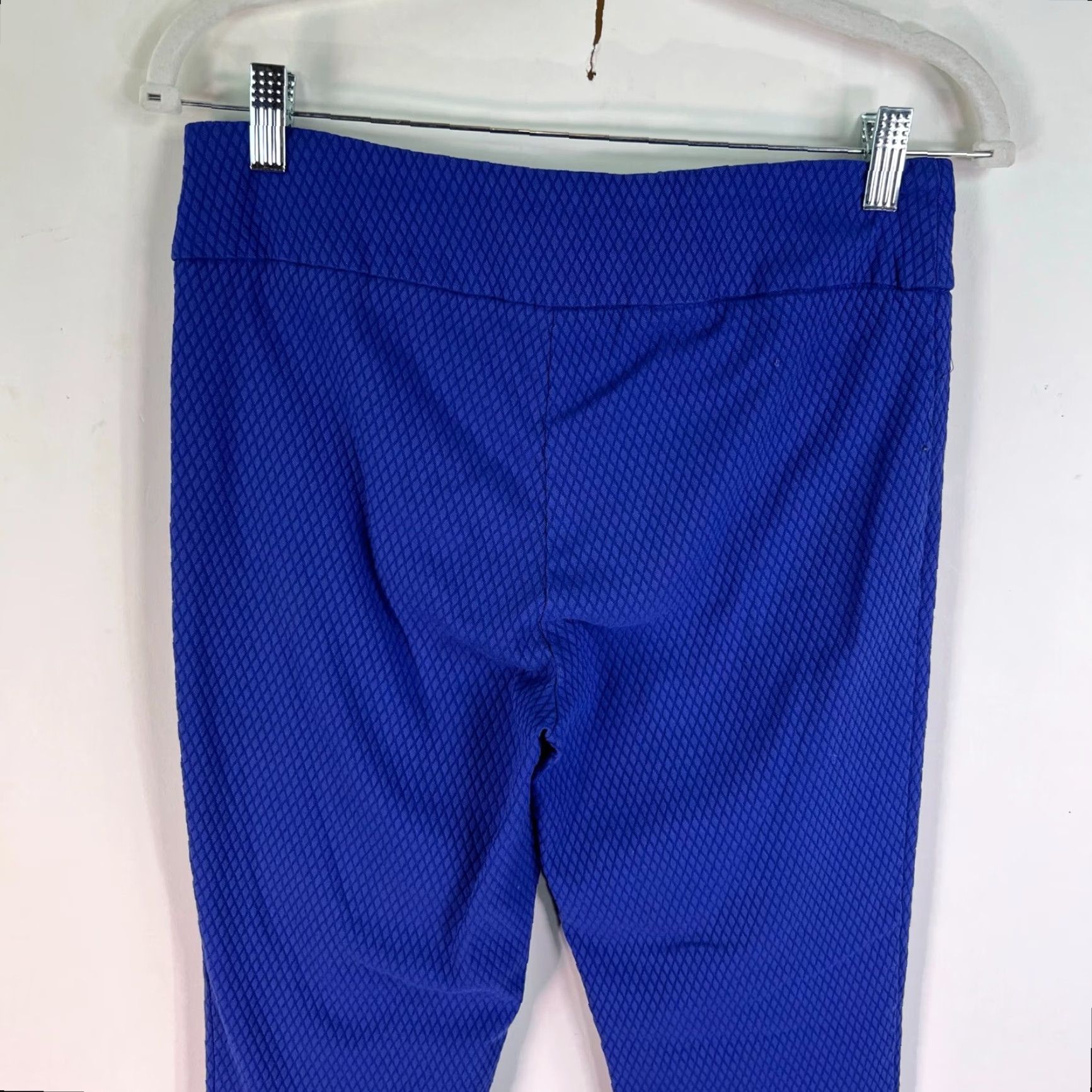 Vintage Carolina Belle Montreal Waffle Print Legging Pants Women's Blue Size 6 28X25 Size 28" / US 6 / IT 42 - 4 Thumbnail