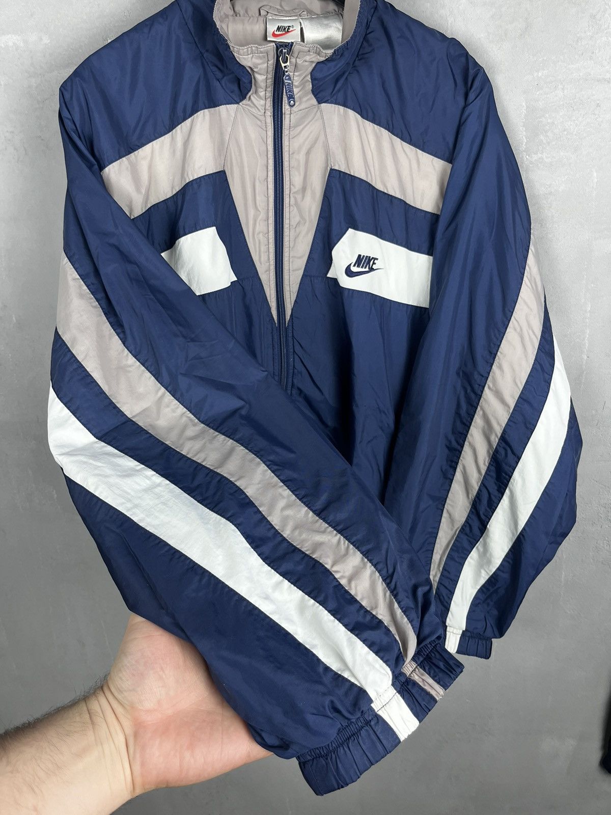 Nike × Vintage NIKE VINTAGE OVERSIZE DRIL TRACK SUIT Y2k Size US L / EU 52-54 / 3 - 5 Thumbnail