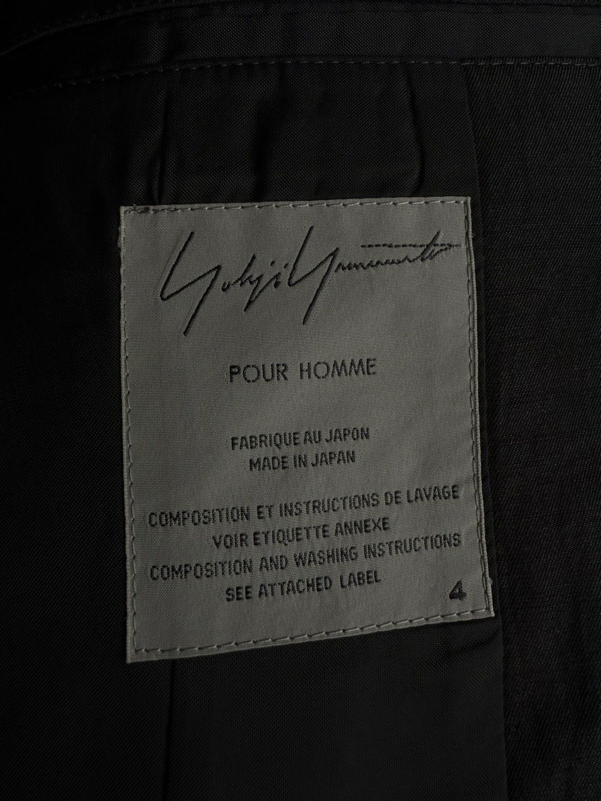 Yohji Yamamoto Yohji Yamamoto - Lost Way Home Blazer Size 52L - 11 Thumbnail