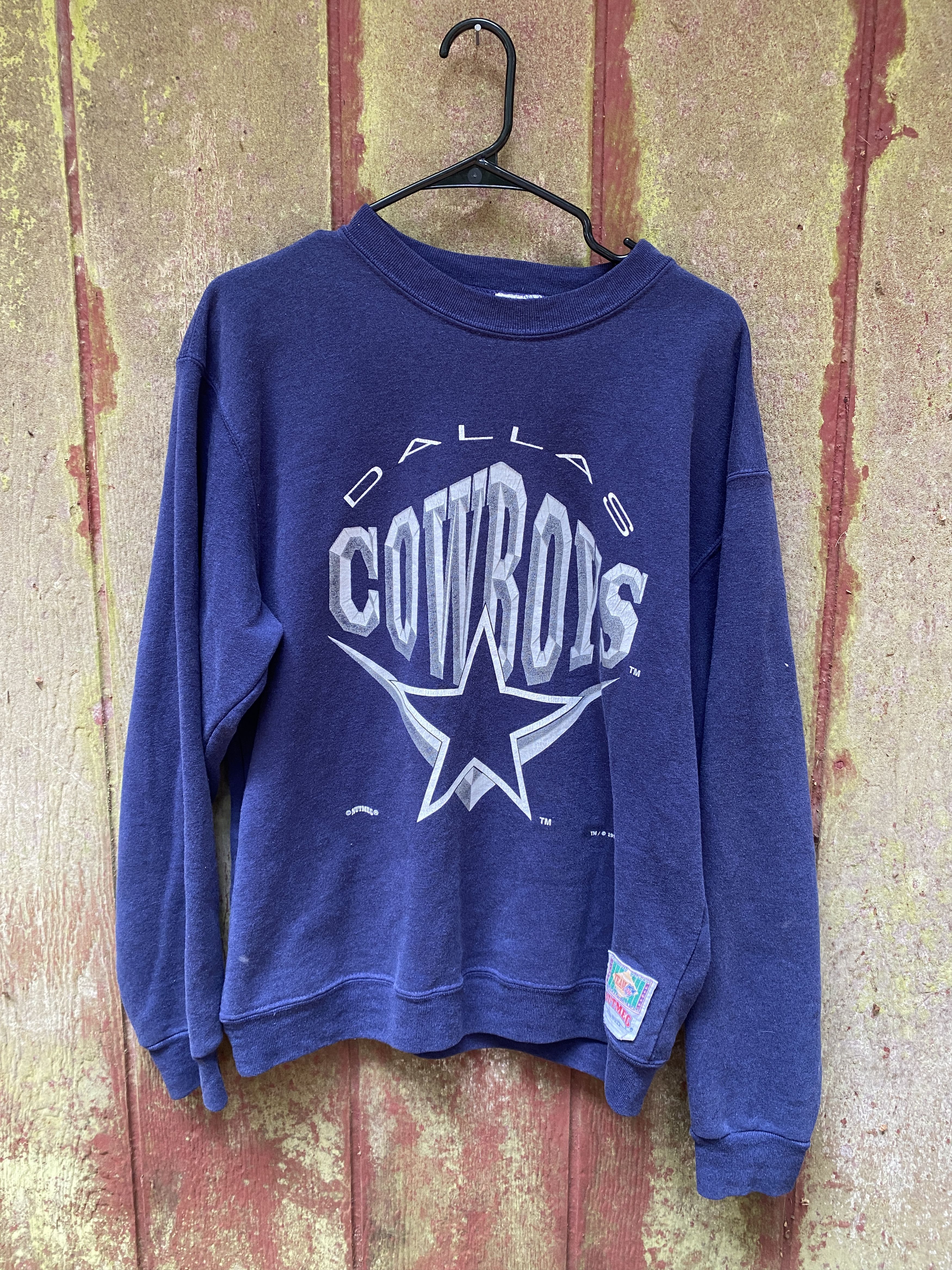 Nutmeg Vintage 1994 Dallas Cowboys Crewneck Size US XL / EU 56 / 4 - 1 Thumbnail