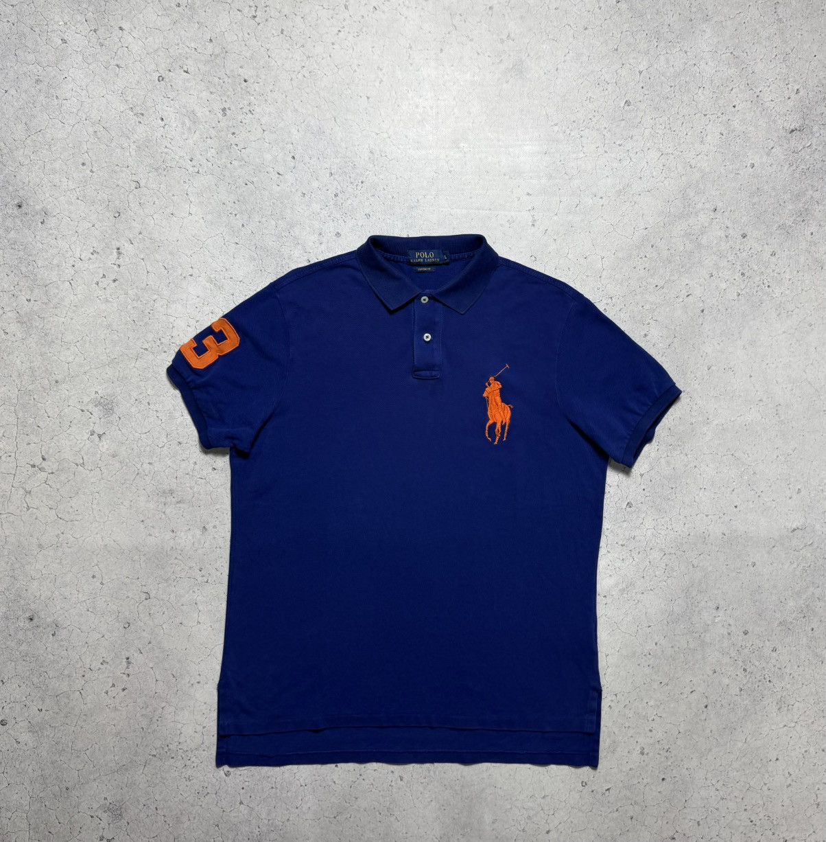Polo Ralph Lauren Polo Ralph Lauren Big Pony #3 Polo Shirt Vintage PRL Size L Size US L / EU 52-54 / 3 - 1 Thumbnail