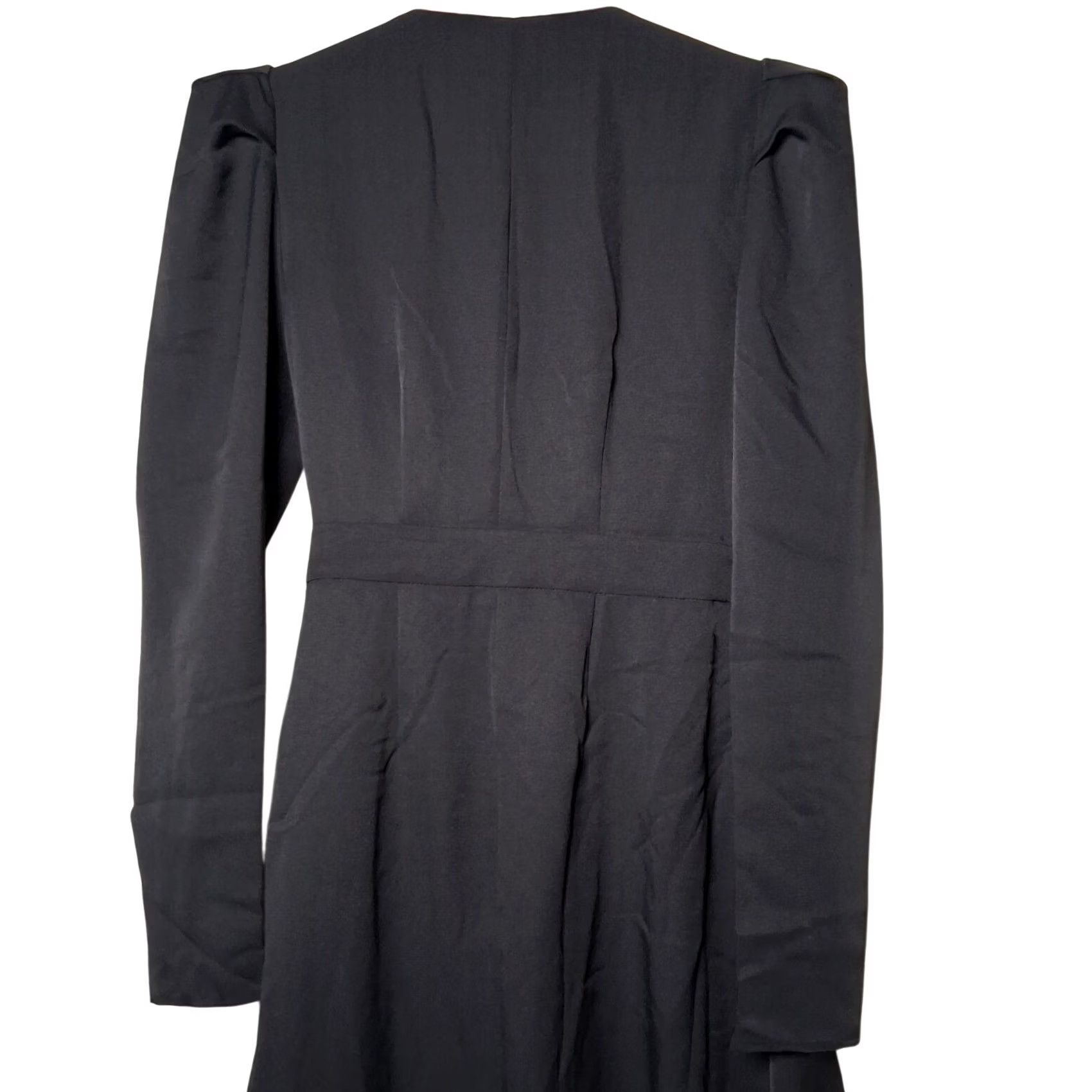 Express VINTAGE Express Dress Faux Wrap Black Long Sleeve XS Puff Sleeve Women Knit? Size XS / US 0-2 / IT 36-38 - 4 Thumbnail