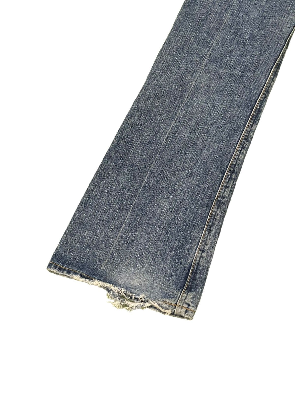 Lee Flare Jeans Lee Japan Distress Low Rise Boot Cut 8🟦6 Size US 31 - 14 Thumbnail