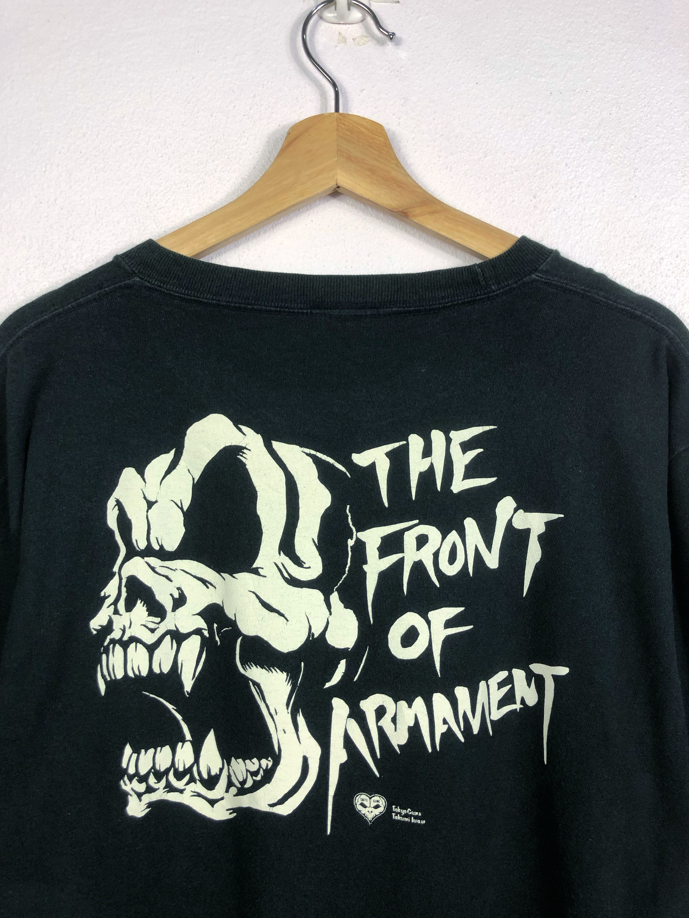 Japanese Brand Rare The Front of Armament TFOA Skull Tee Size US L / EU 52-54 / 3 - 8 Thumbnail