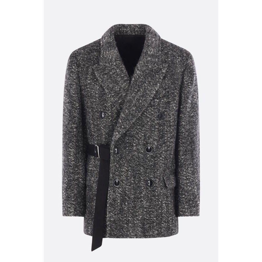 Isabel Marant ISABEL MARANT Ezzia Gray Wool Blend Double-Breasted Jacket N Size L / US 10 / IT 46 - 1 Thumbnail