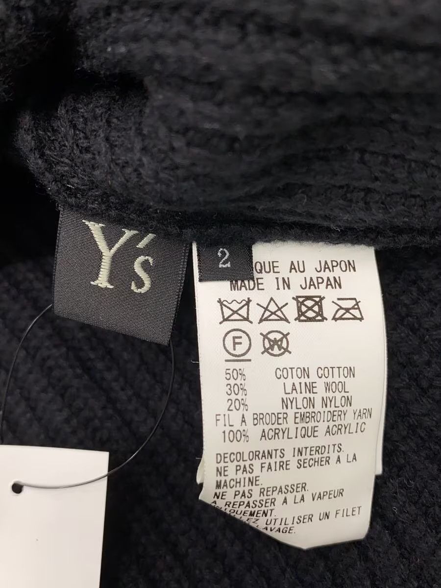 Y's for Men × Yohji Yamamoto Distressed Contrast Stitch Ribbed