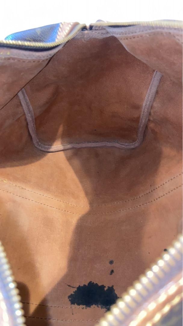Louis Vuitton Louis Vuitton - Saxe 35 Monogram Boston LV Handbag Leather Size ONE SIZE - 10 Thumbnail